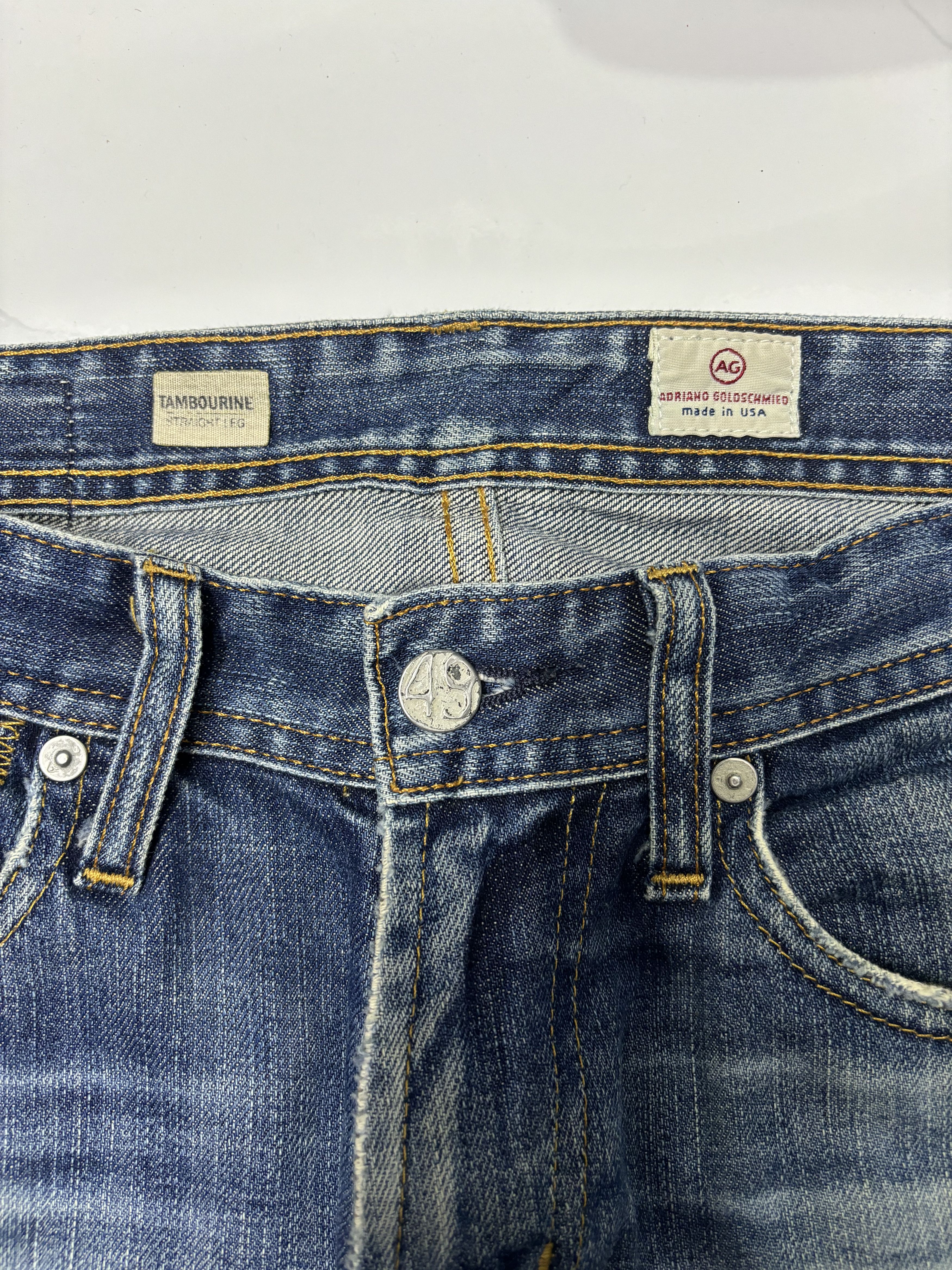AG Adriano Goldschmied OG🔥 AG ADRIANO GOLDSCHMIED ROCKSTAR DENIM JEANS Size US 29 - 8 Thumbnail
