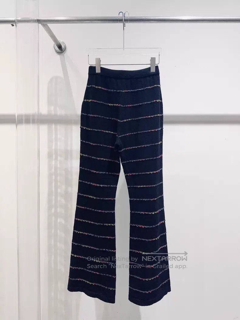 Chanel Chanel 23A Dakar Series Colourful Striped Cashmere Flared Size 42" / US 20 - 3 Thumbnail