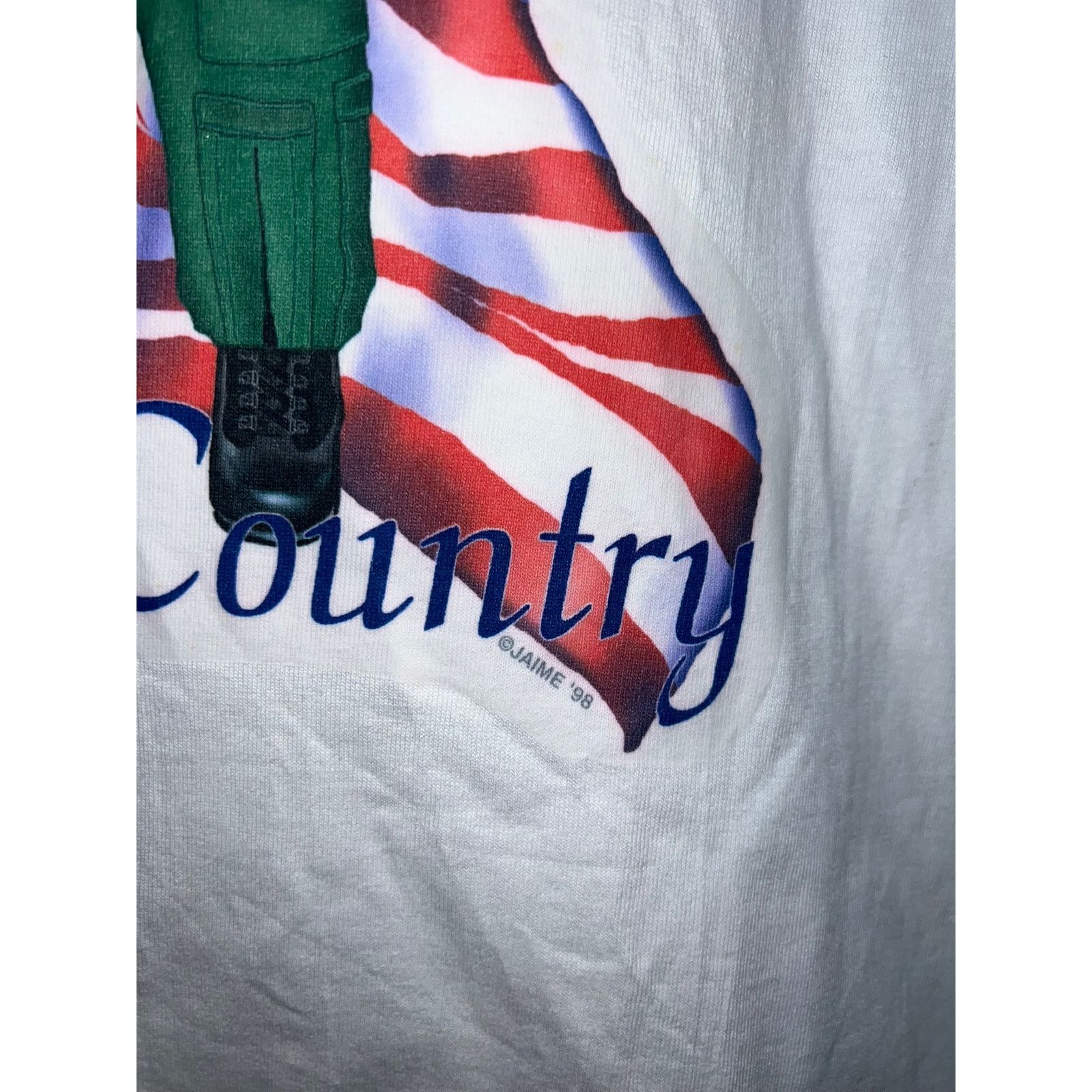 Hanes Vintage Air Force Base Shirt Columbus AFC Defending America Size US L / EU 52-54 / 3 - 6 Thumbnail