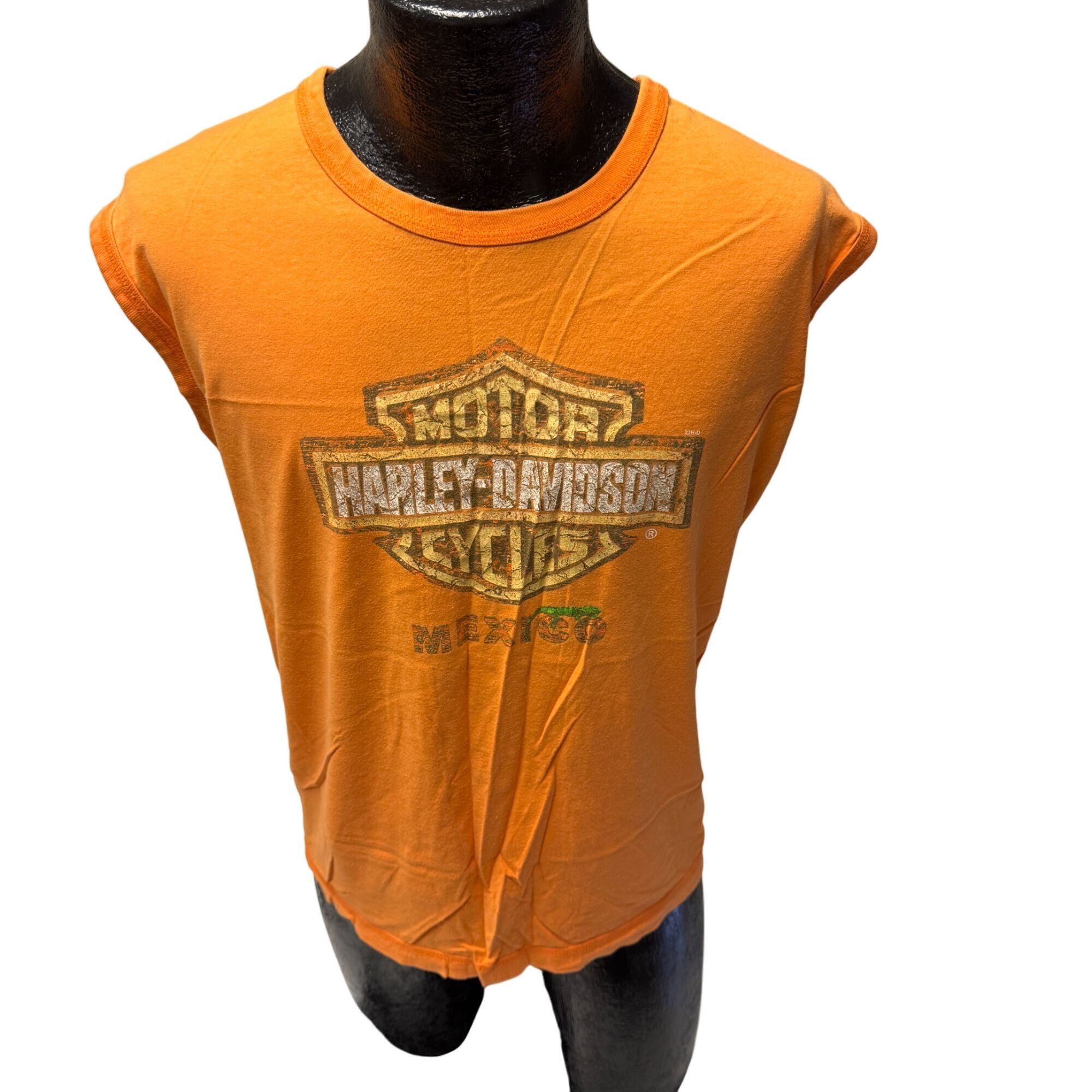 Harley Davidson Vtg Harley Davidson Motorcycle Tank Top CANCUN MEXICO Tank Size US L / EU 52-54 / 3 - 1 Thumbnail