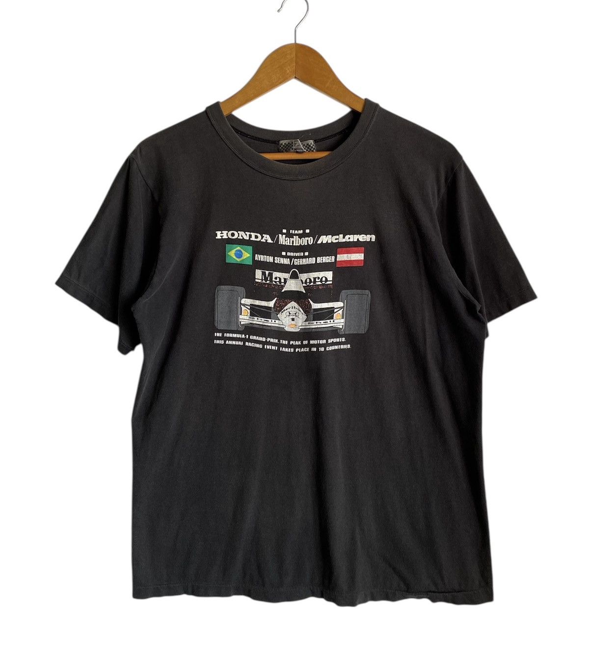 Vintage Rare🔥Vintage Honda F-1 Collection Shirt Big Logo Spell Out Size US L / EU 52-54 / 3 - 1 Thumbnail