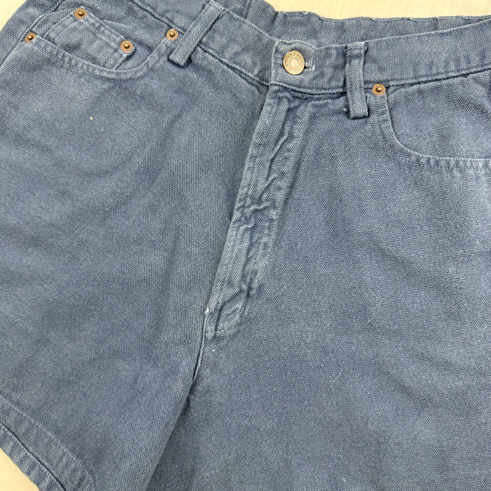 Merona VINTAGE Merona Shorts Womens Medium Blue Grunge Y2K High Waist Mom Shorts Hip 90s Casual Size 32" / US 10 / IT 46 - 3 Thumbnail