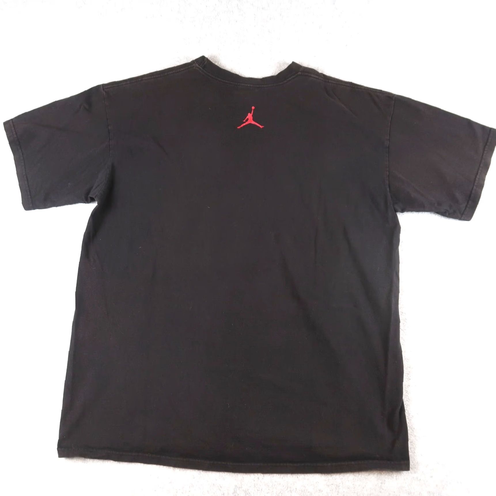 Jordan Brand VINTAGE Jordan T Shirt Mens XL Dominate Love of the Game Jumpman 23 Black Cotton Size US XL / EU 56 / 4 - 2 Thumbnail
