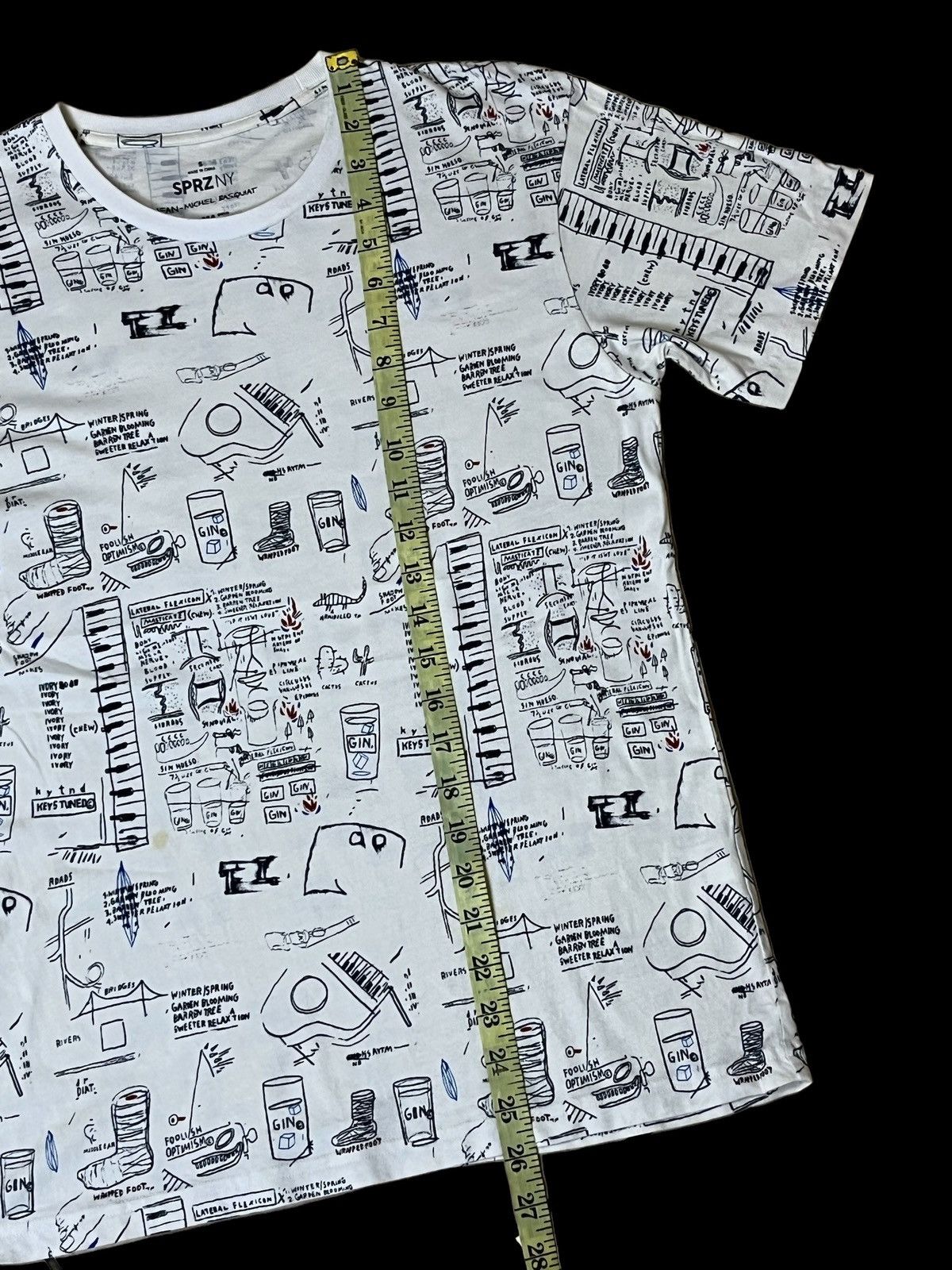 Jean-Michel Basquiat JEAN MICHEL BASQUIAT x UNIQLO 2014 FULL PRINT TEE SHIRT Size US S / EU 44-46 / 1 - 7 Thumbnail