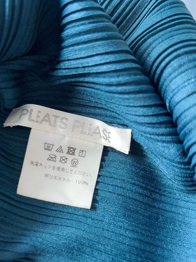 Other Issey Miyake Blue pleated top Size XS / US 0-2 / IT 36-38 - 2 Thumbnail