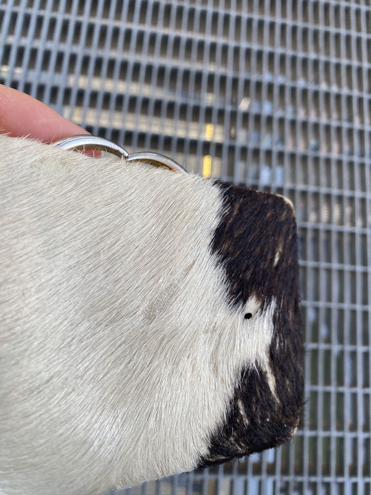 Vintage Avant-garde Cow Hair Leather Wallet Size ONE SIZE - 7 Thumbnail