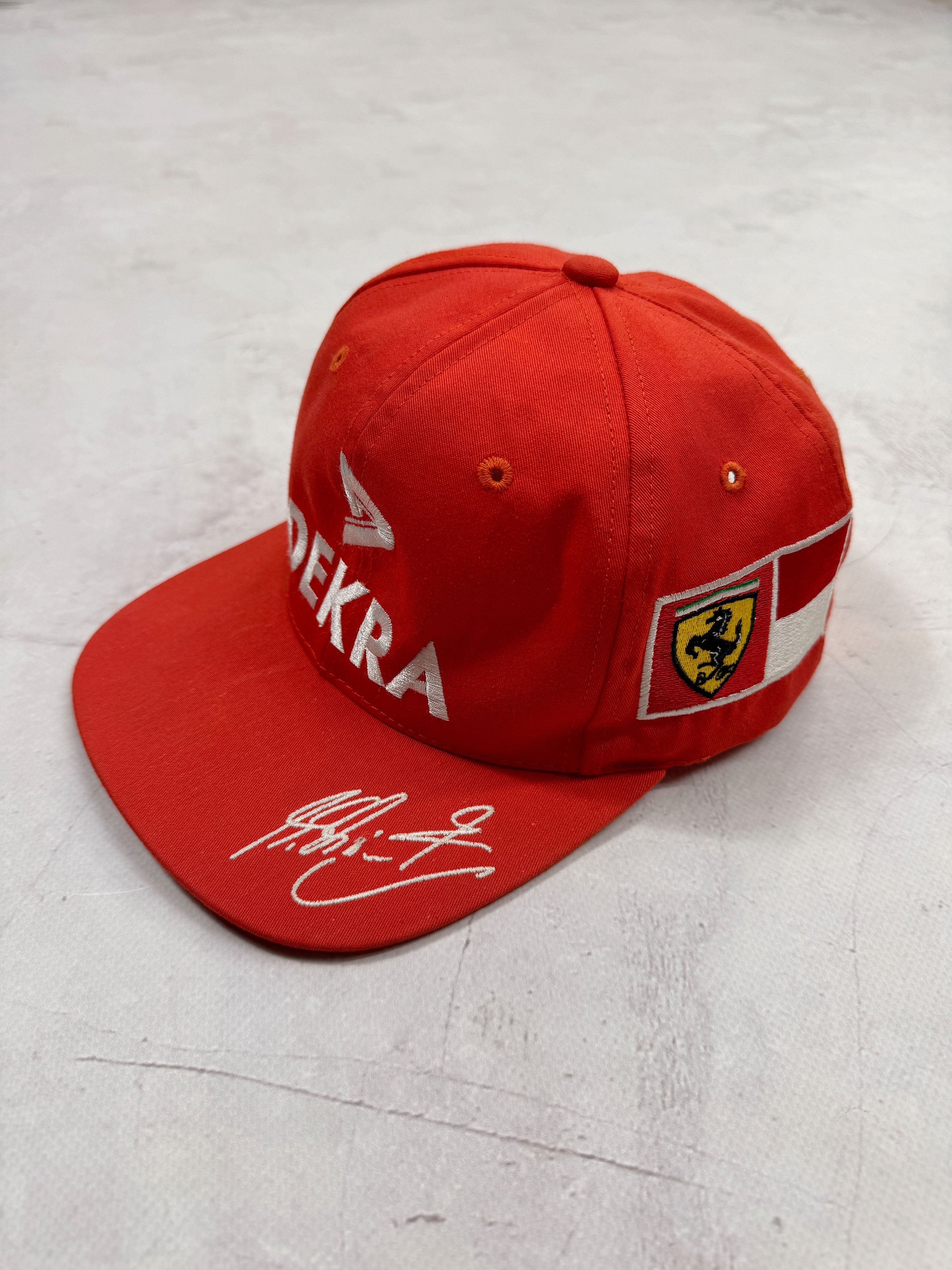 Ferrari × Formula 1 Vintage Ferrari Baseball Cap Michael Schumacher Signature Size ONE SIZE - 2 Thumbnail
