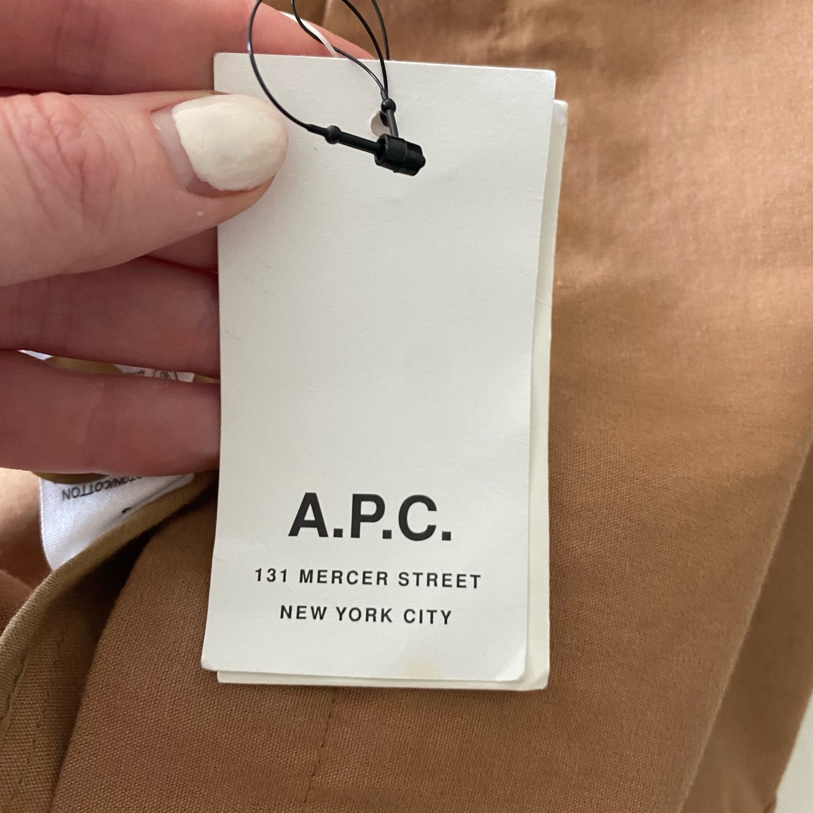 Other A.P.C. MADRAS Collared Button Up Cape Poncho Shirt Tan Size S / US 4 / IT 40 - 7 Thumbnail