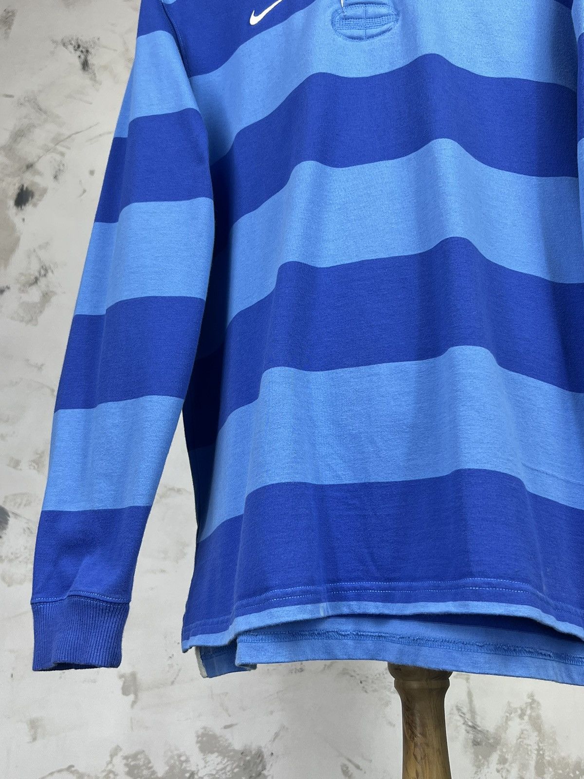 Nike Vintage Nike Long Sleeve Polo Rugby Shirt Size L - XL Size US XL / EU 56 / 4 - 3 Thumbnail
