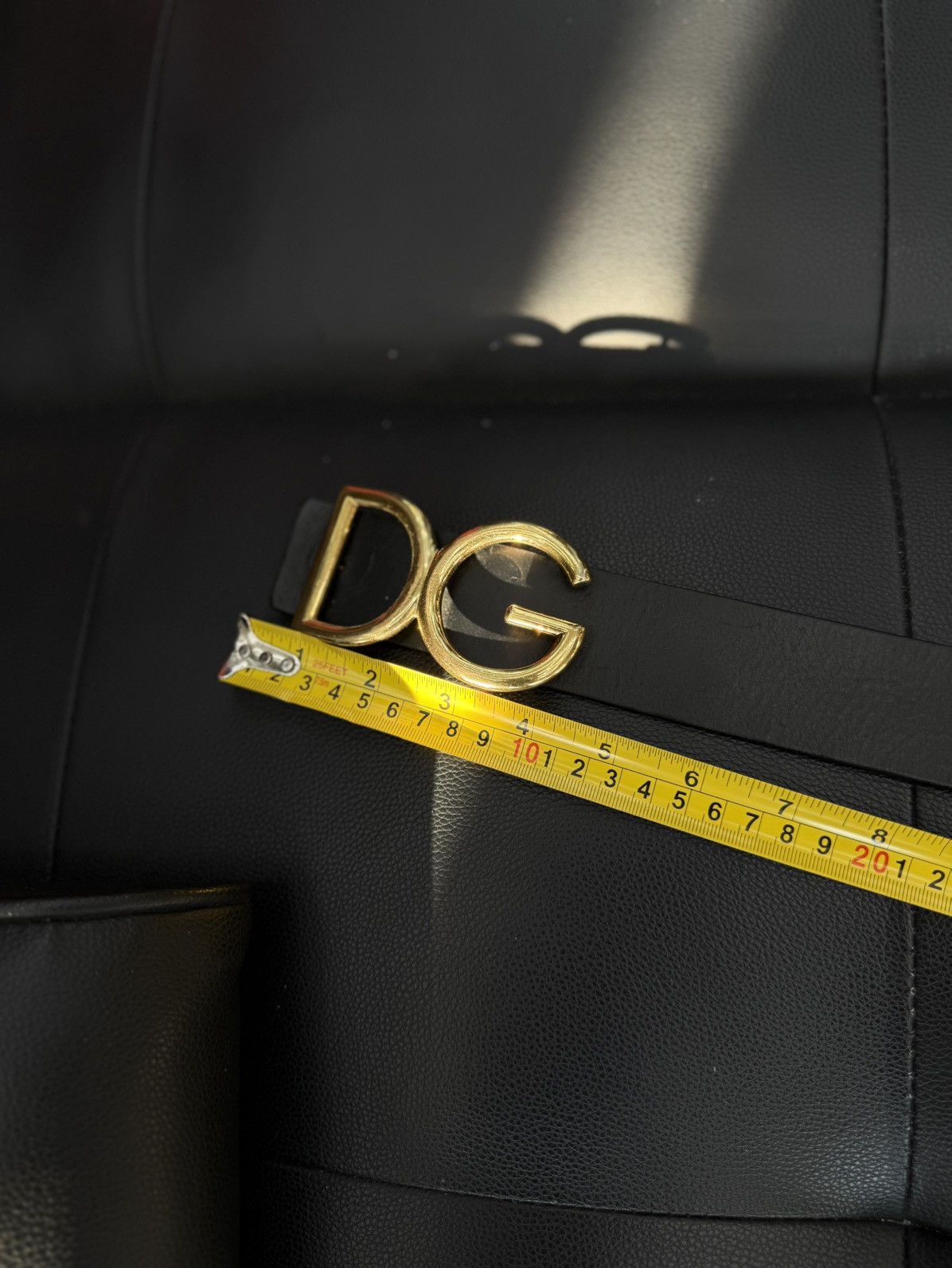 Dolce & Gabbana Dolce Gabbana Belt Black 95/38 Men’s Pre Owned 🧼 Size 38 - 7 Thumbnail