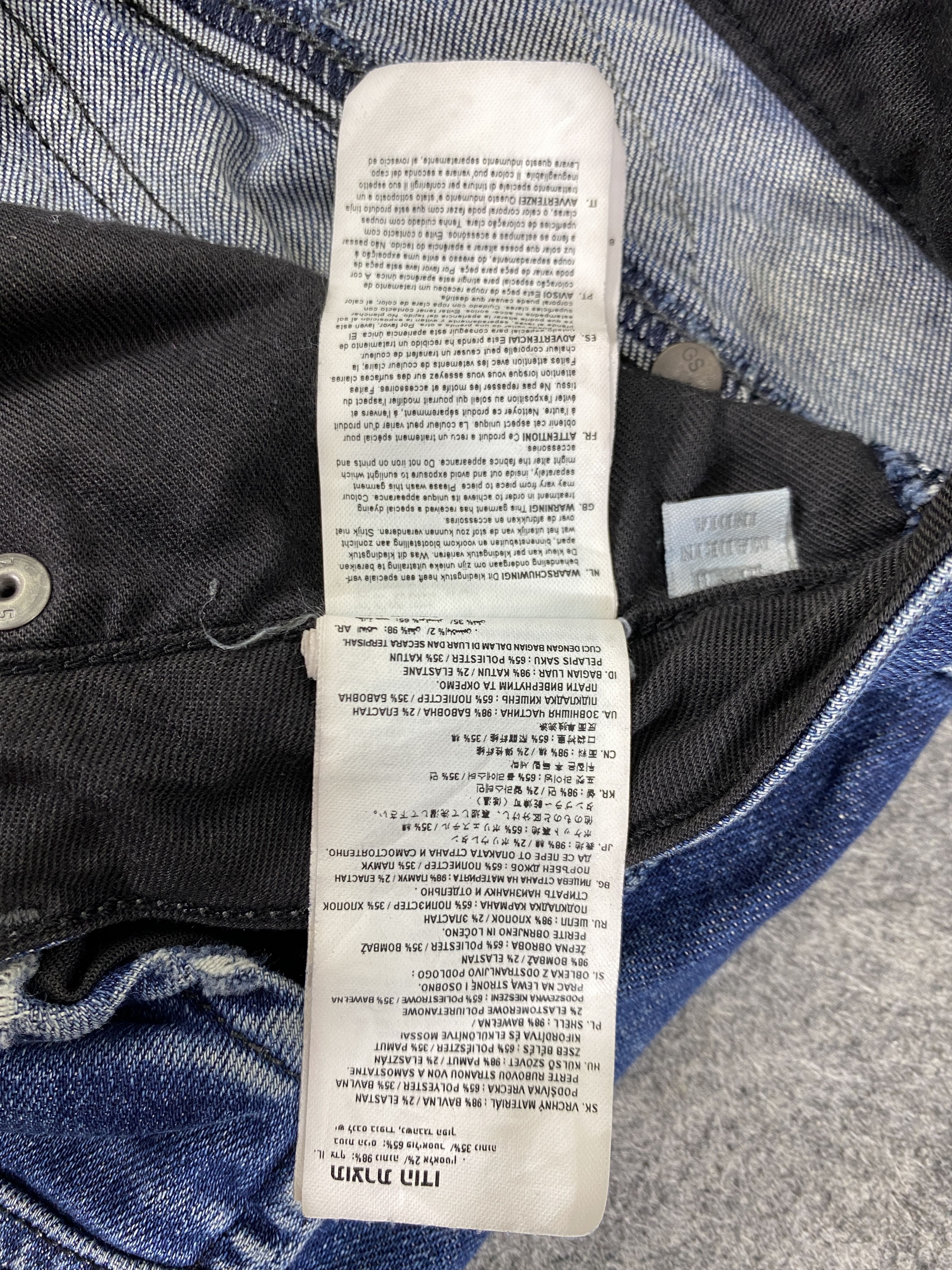 Japanese Brand Faded Blue Vintage Gstar 96 Jeans 32x30.5 - JN3276 Size US 32 / EU 48 - 11 Thumbnail