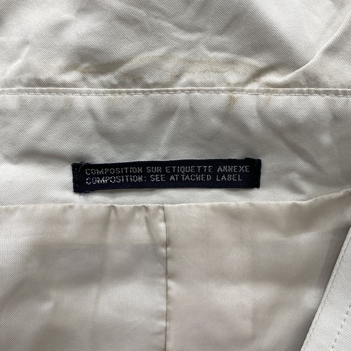 Yohji Yamamoto Vintage INED by YOHJI YAMAMOTO Japanese Brand Plain Cream Size L / US 10 / IT 46 - 3 Thumbnail