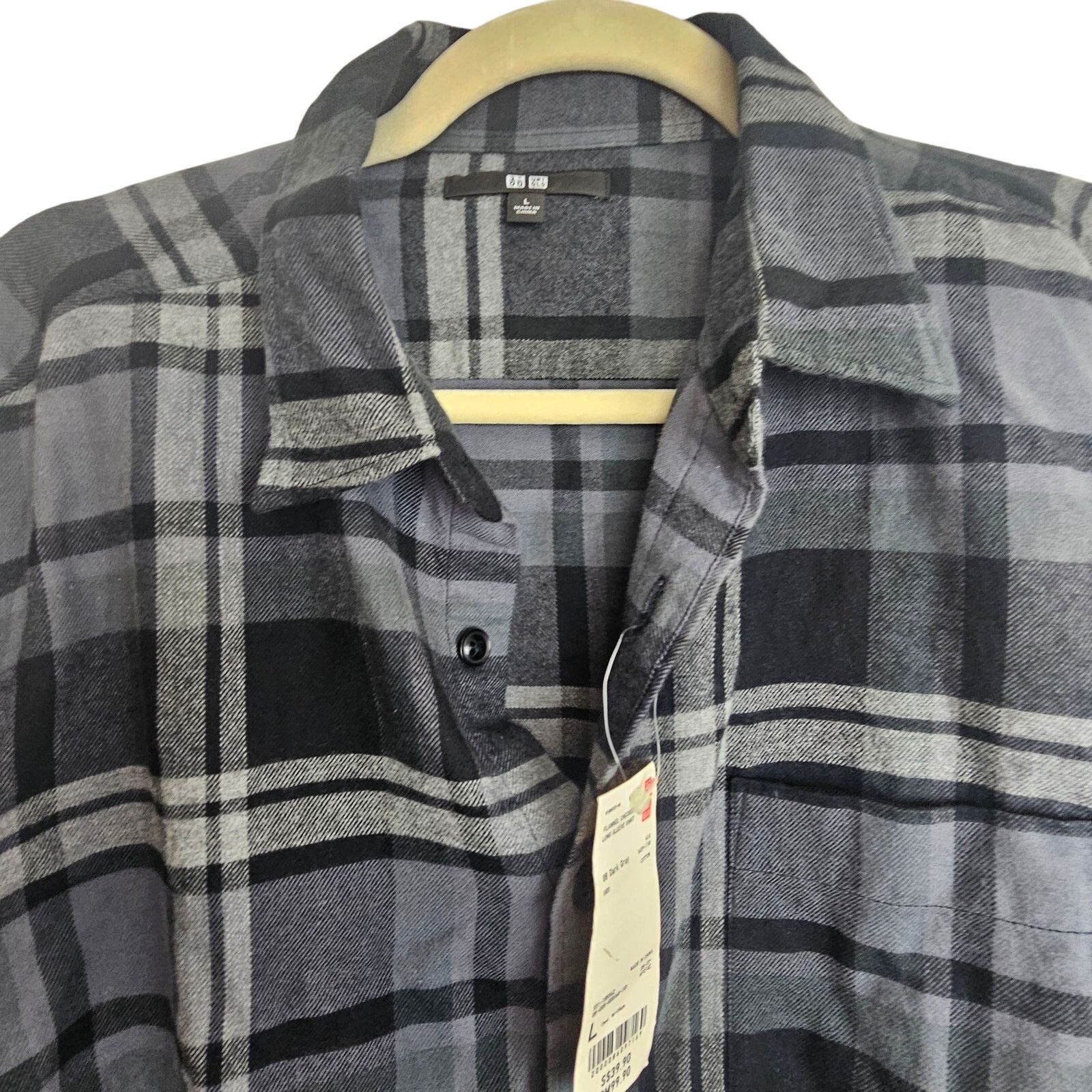 Uniqlo Uniqlo Womens Plaid Flannel Shirt L Gorpcore Casual Grunge Size L / US 10 / IT 46 - 2 Thumbnail