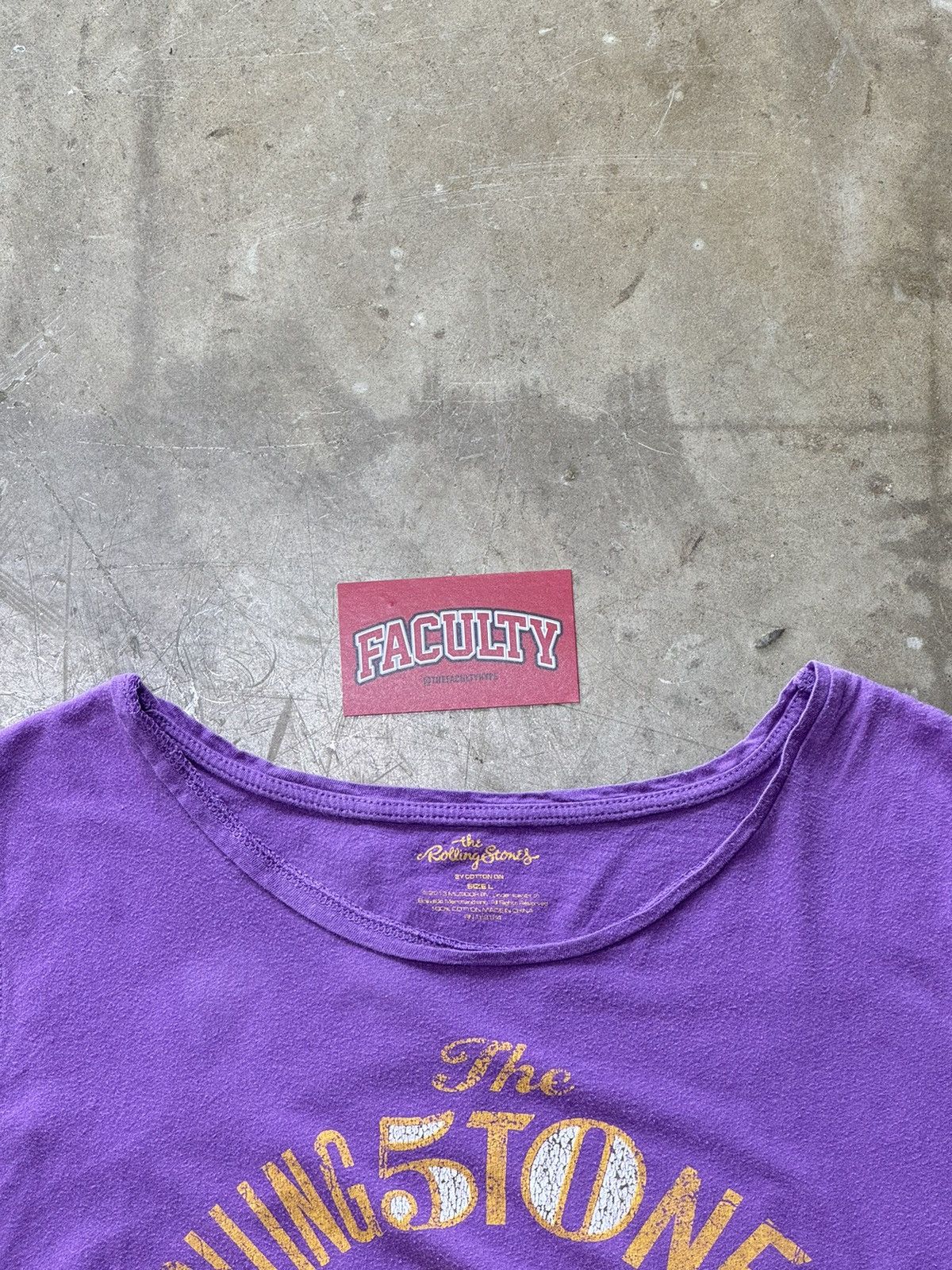 Vintage Vintage The Rolling Stones Los Angeles Lakers Tee Large Size US L / EU 52-54 / 3 - 5 Thumbnail