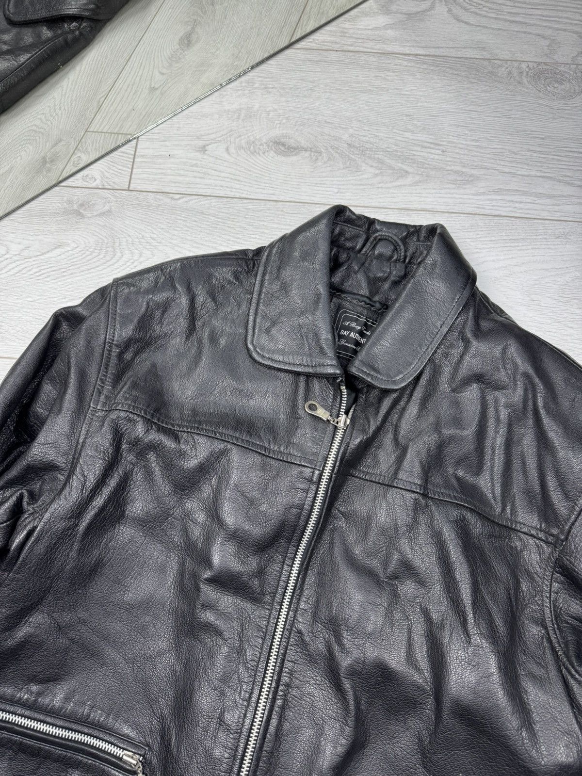 Leather Vintage Avantgarde Biker Cropped Leather Jacket Size US S / EU 44-46 / 1 - 4 Thumbnail