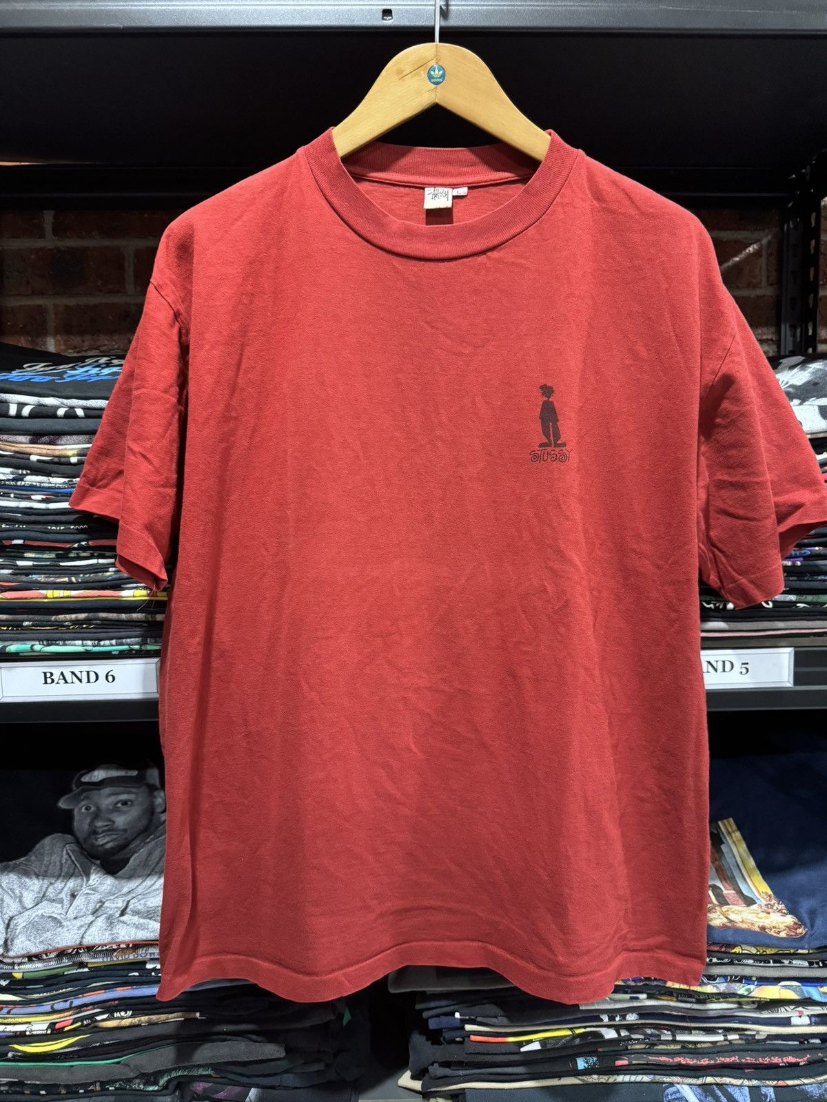 Stussy × Vintage STUSSY 80s STICKMAN Size US L / EU 52-54 / 3 - 2 Thumbnail
