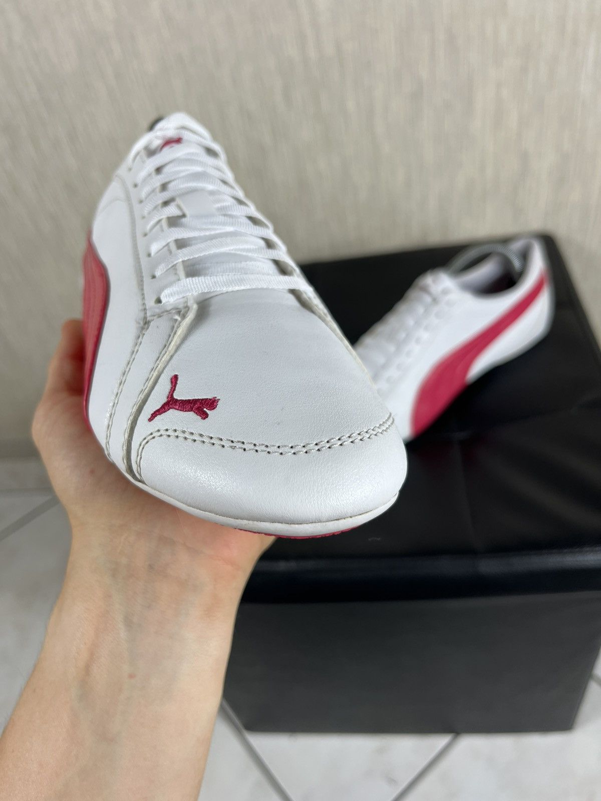 Puma Vintage Puma speed cat y2k sneakers shiny brocade pink shoes Size US 9.5 / IT 39.5 - 8 Thumbnail