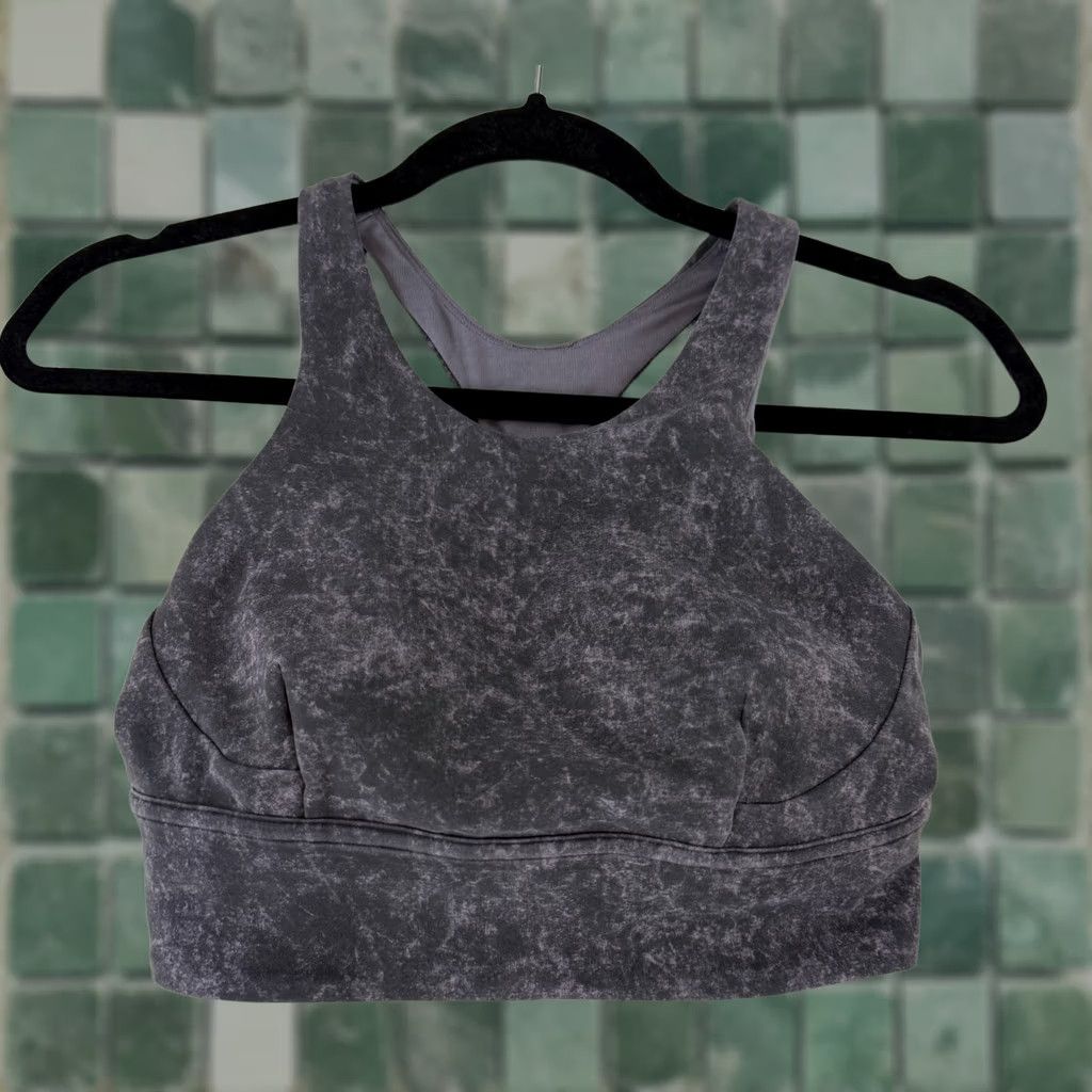Lululemon Lululemon Wunder Train Longline Bra Womens 6 Dusky Lavender Yoga Gym Sporty Size ONE SIZE - 1 Thumbnail