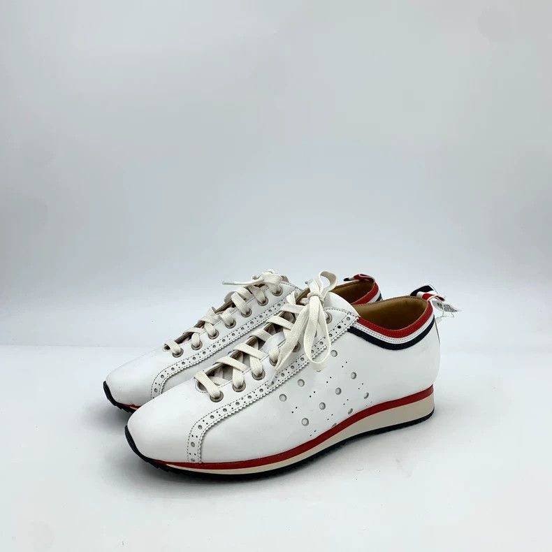 Thom Browne White carved sneakers