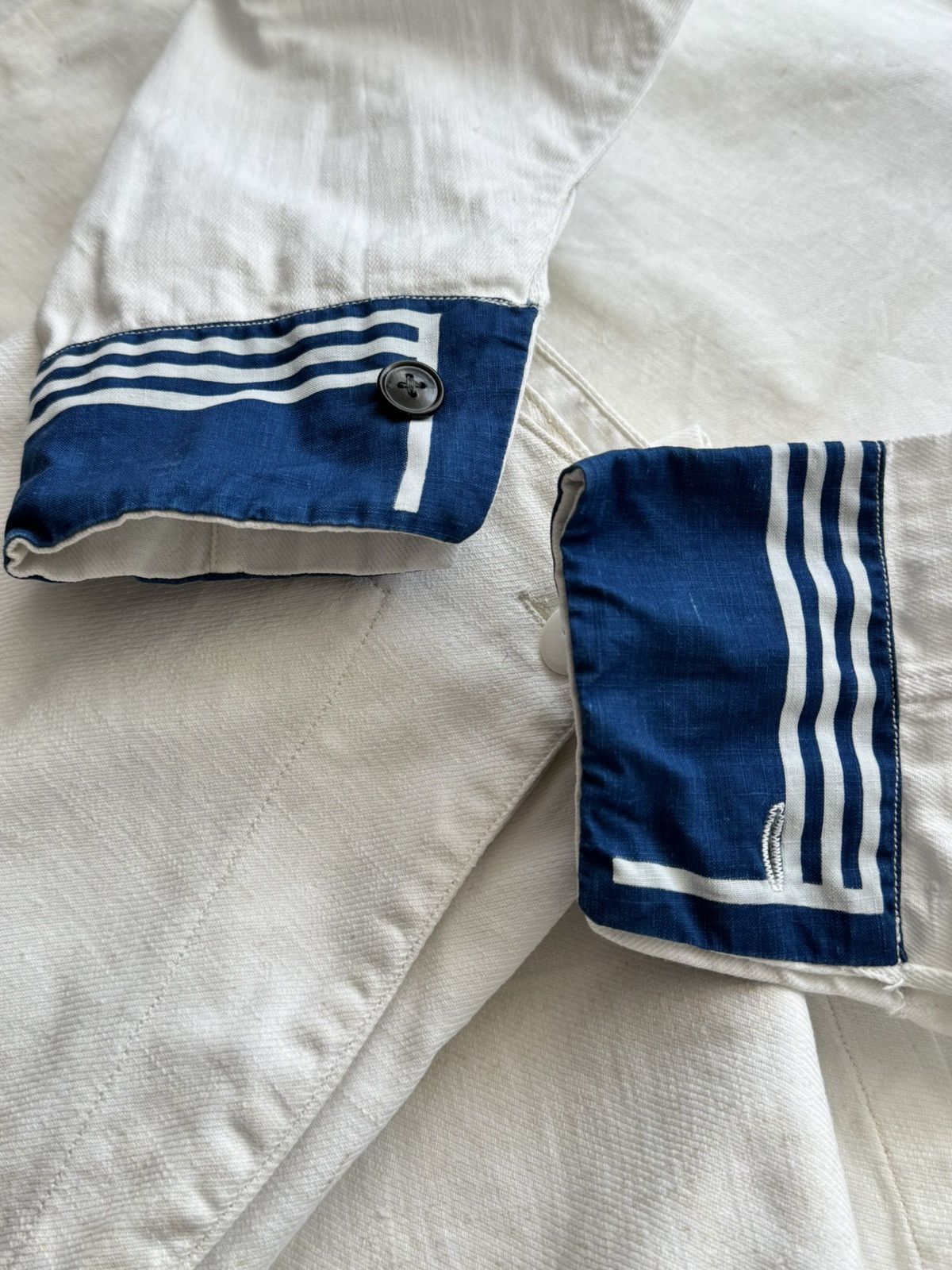 Cccp 1947 Dated Soviet Union Navy ‘Formenka’ White Suit Size US M / EU 48-50 / 2 - 8 Thumbnail