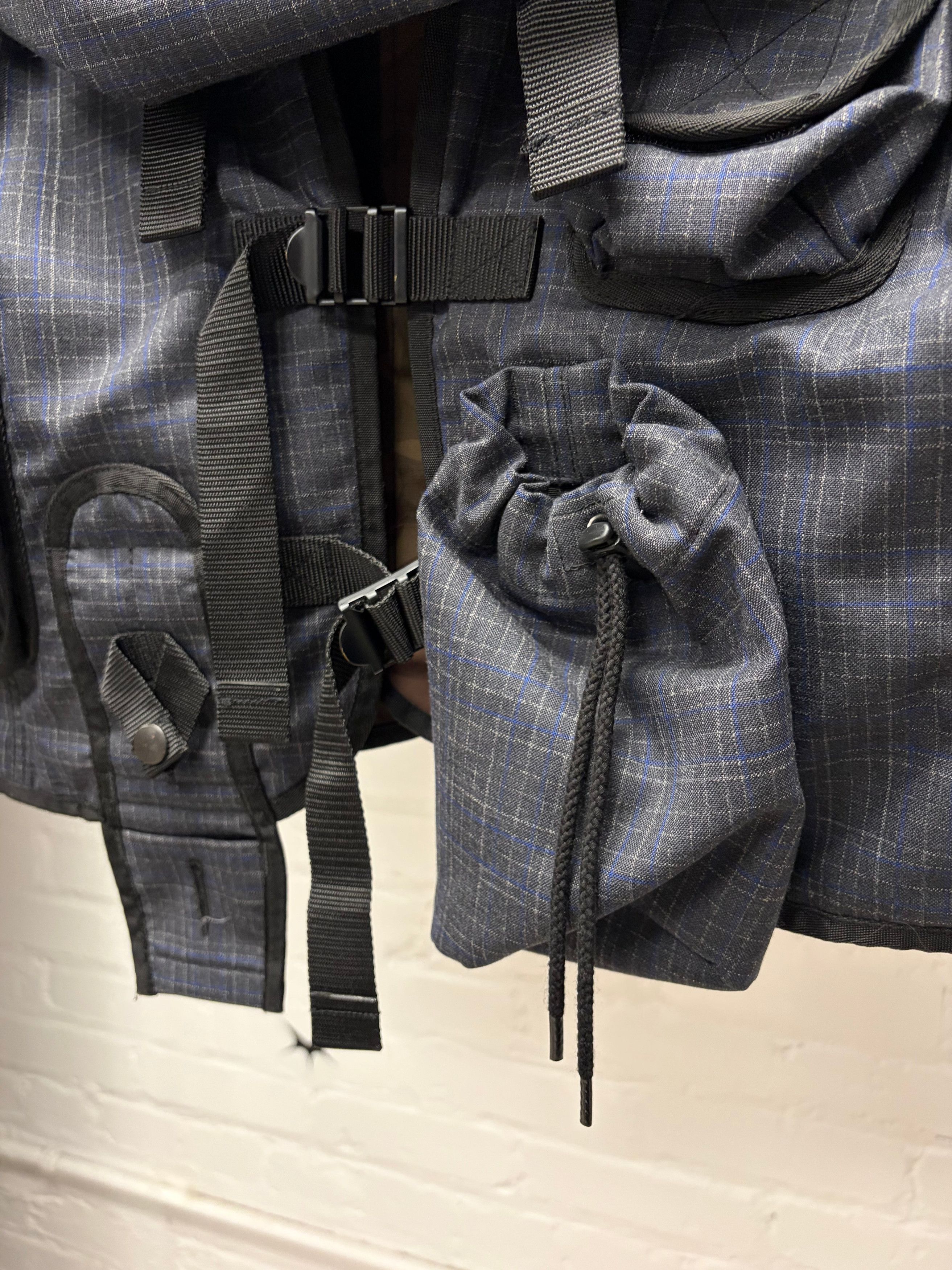 Junya Watanabe SS2019 Junya Watanabe Plaid Tactical Cargo Vest Size US M / EU 48-50 / 2 - 5 Thumbnail
