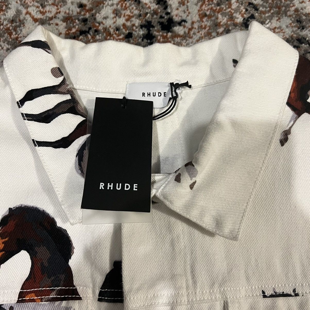 Rhude Rhude Horse Print Denim jacket Size: M Size US M / EU 48-50 / 2 - 3 Thumbnail