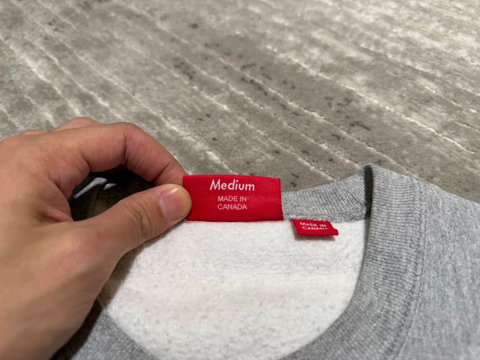Supreme supreme gray box logo crewneck sweatshirt Size US M / EU 48-50 / 2 - 4 Thumbnail