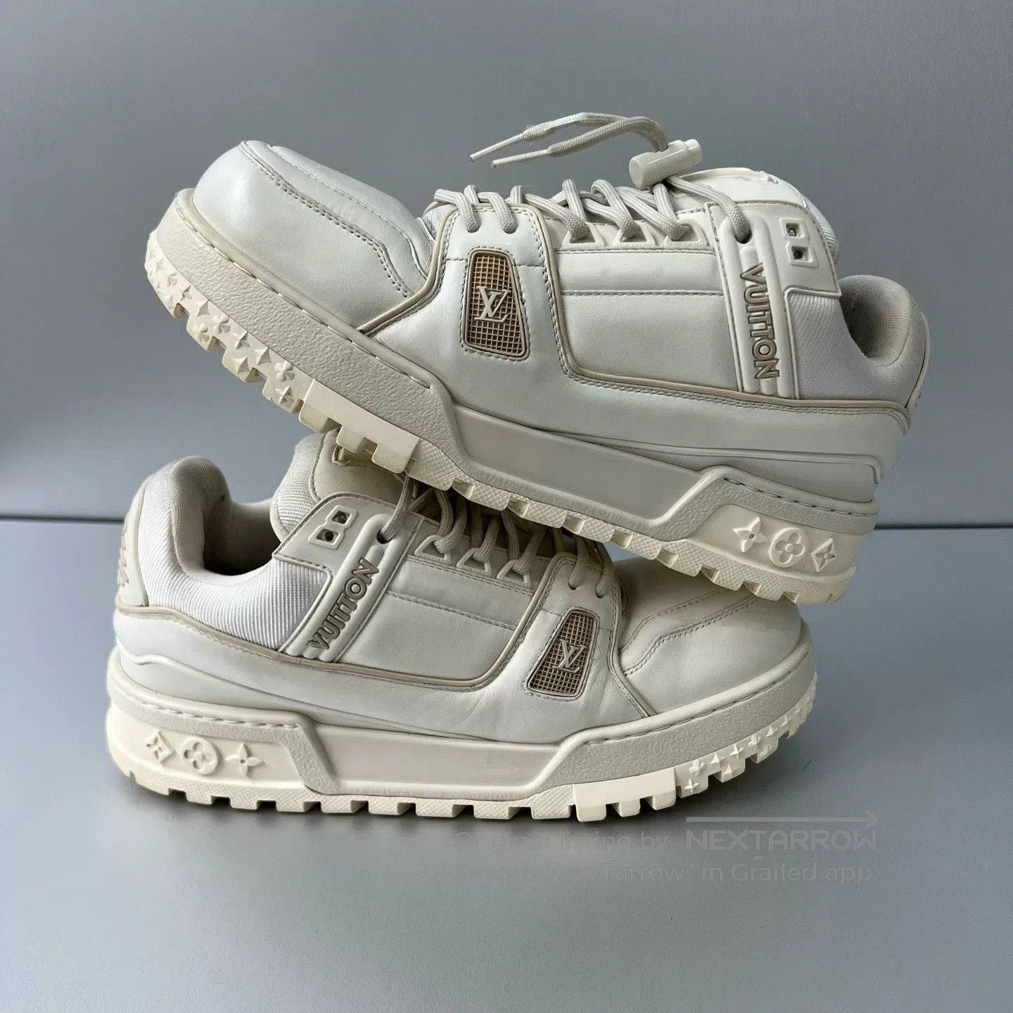 Louis Vuitton Louis Vuitton Trainer Maxi Sneakers White. Size US 8 / EU 41 - 3 Thumbnail