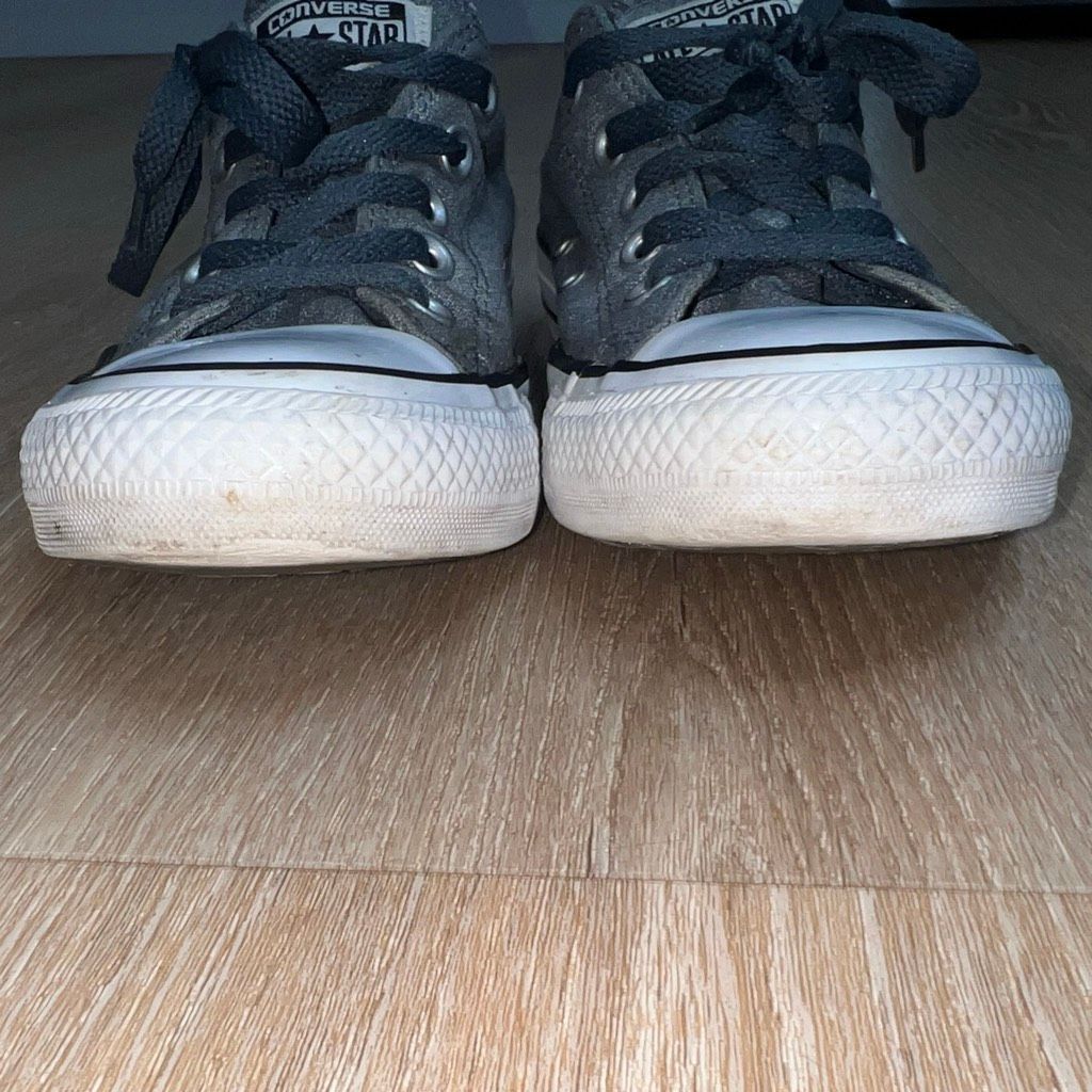 Converse Converse All Star Chuck Taylor Low Top Sneakers, Gray Denim Color, Women’s US 6 Size US 6 / IT 36 - 3 Thumbnail