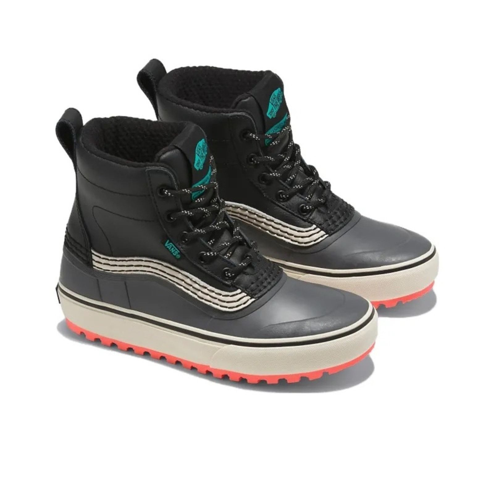 Vans Vans Black and Gray Rain & Snow Boots Size US 5.5 / EU 38 - 3 Thumbnail