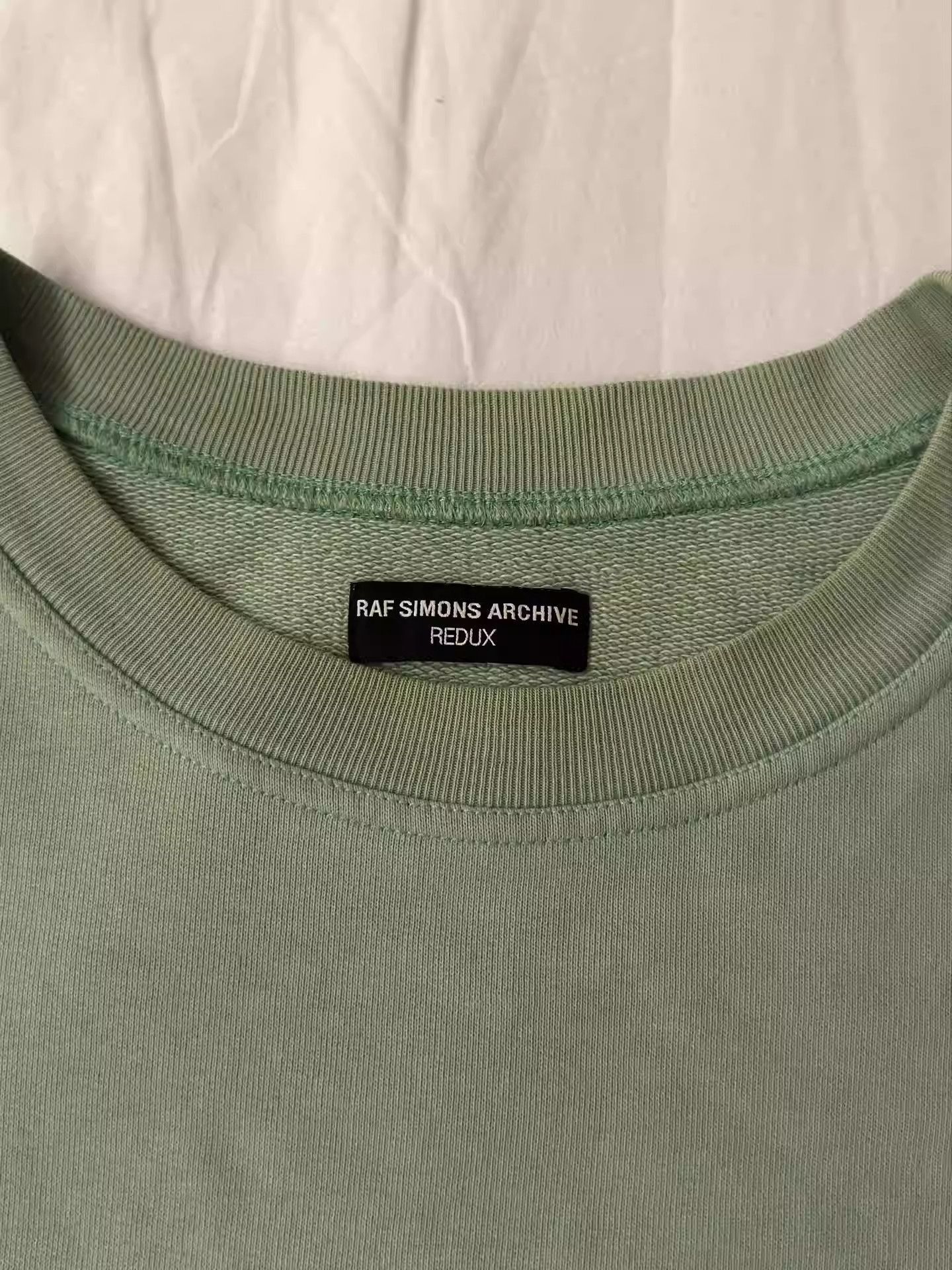 Raf Simons rafsimons redux mint green college sweatshirt-2505 Size US M / EU 48-50 / 2 - 4 Thumbnail
