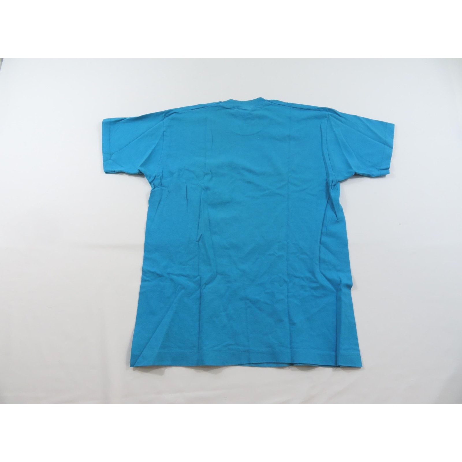 Other Basics Pocket T-Shirt, Plain Blank Blue, Sz L 1990s Size US L / EU 52-54 / 3 - 2 Thumbnail