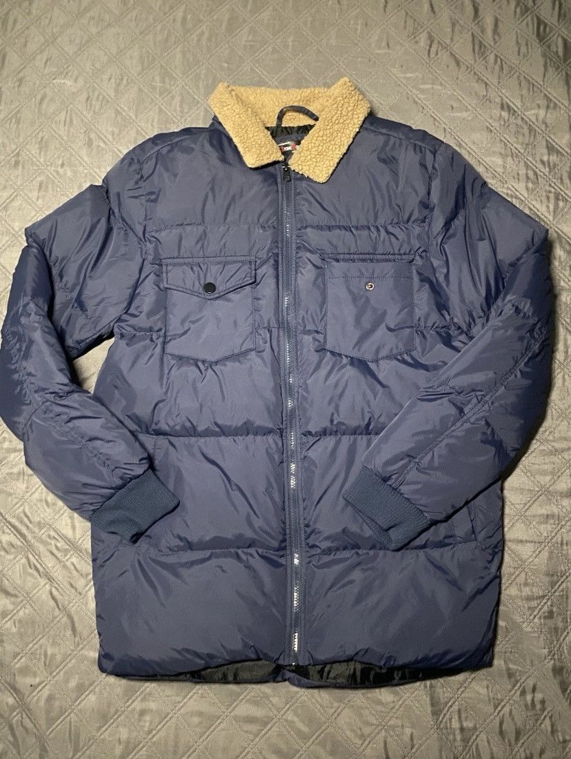 Other Stone Mountain Navy Blue Puffer Jacket with Sherpa Collar Size US M / EU 48-50 / 2 - 1 Thumbnail