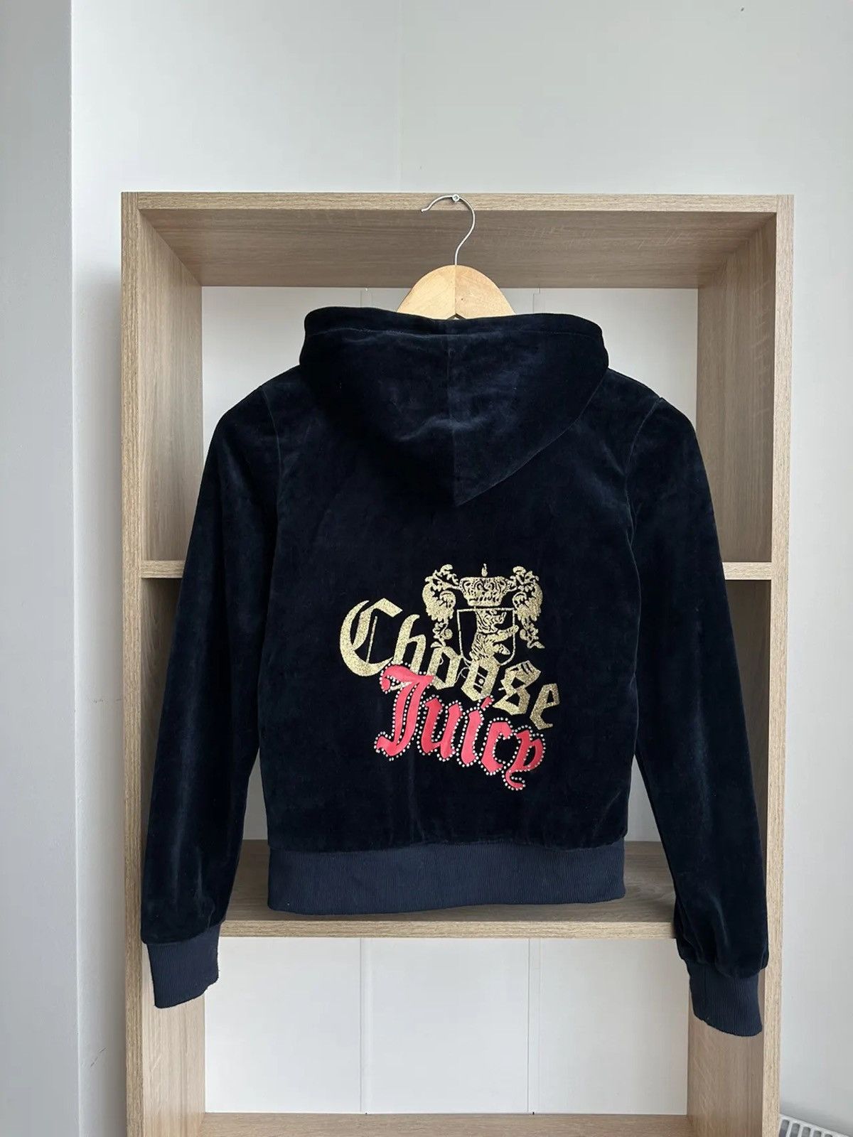 Vintage Juicy Couture Fleece Women Full Zip Hoodie