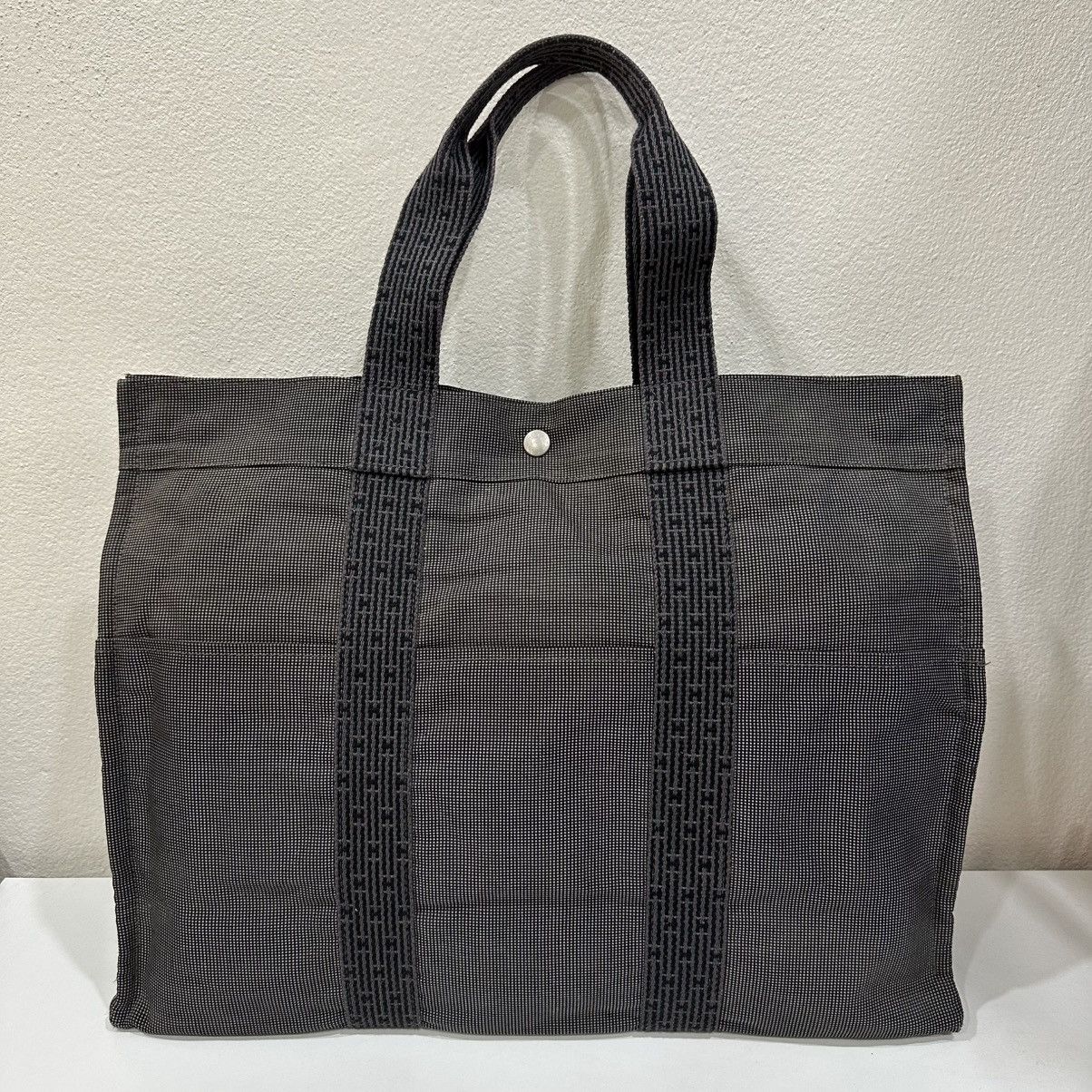 Hermes ‼️LASTDROP‼️ HERMES HER LINE GM CANVAS TOTE BAG Size ONE SIZE - 3 Thumbnail