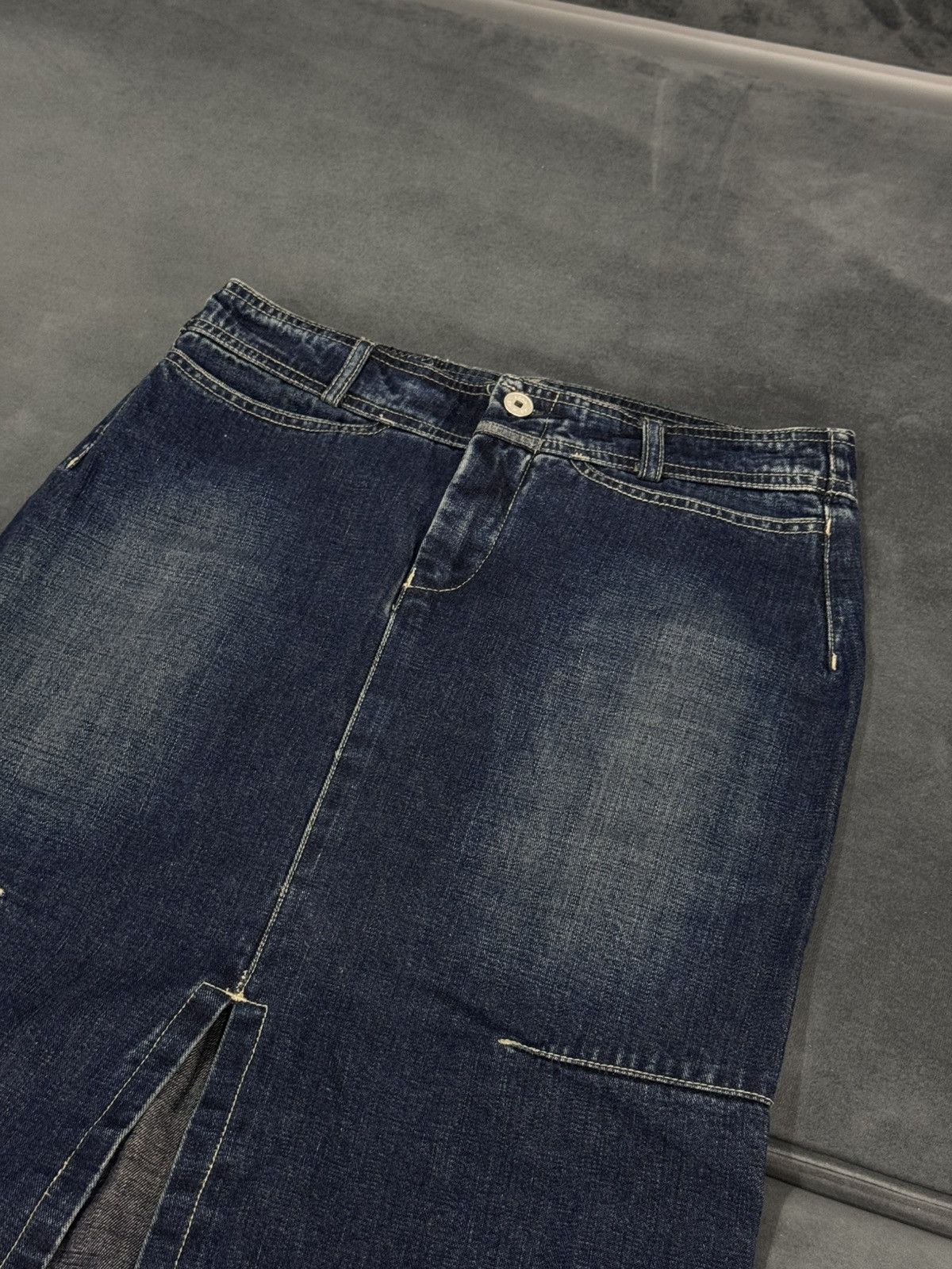 Marithe + Francois Girbaud Marithe Francois Girbaud Glamour Denim Mini Skirt Size 26" / US 2 / IT 38 - 7 Thumbnail