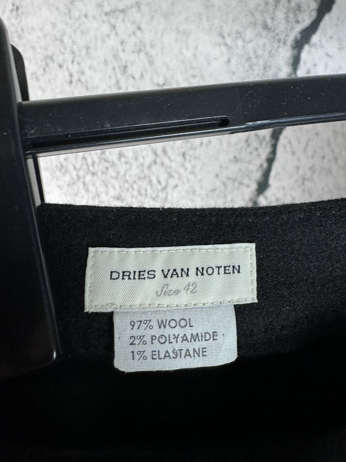 Dries Van Noten Dries Van Noten Wool Heavy black pants Size US 33 - 3 Thumbnail