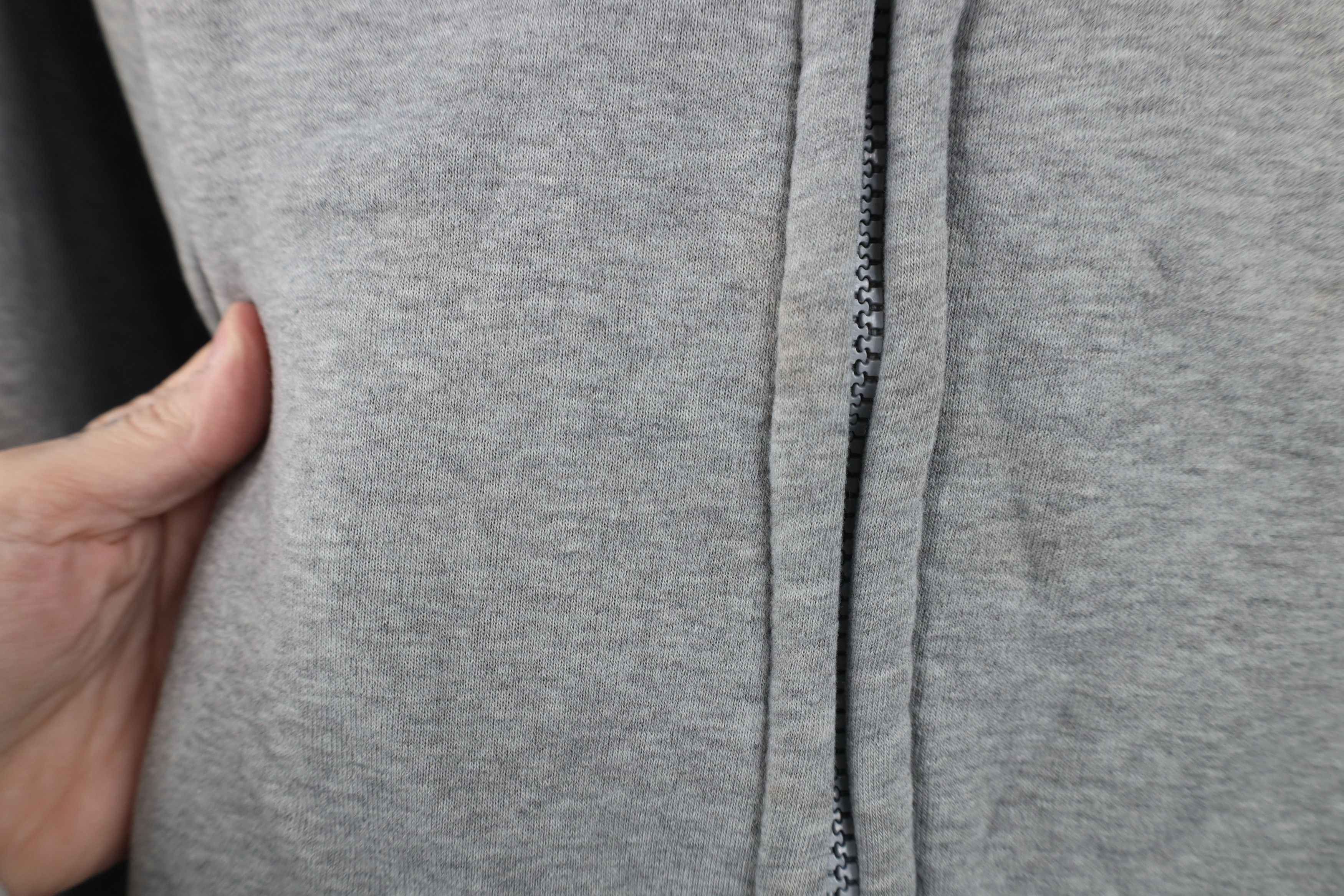 Vintage Vintage 90s Y2K Streetwear Full Zip Hoodie Sweatshirt Gray Size US XXL / EU 58 / 5 - 7 Thumbnail