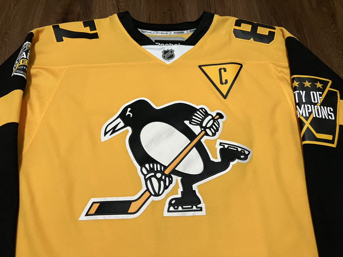 Reebok Pittsburgh Penguins Crosby 2017 SS Reebok NHL Hockey Jersey Size US XXL / EU 58 / 5 - 2 Thumbnail