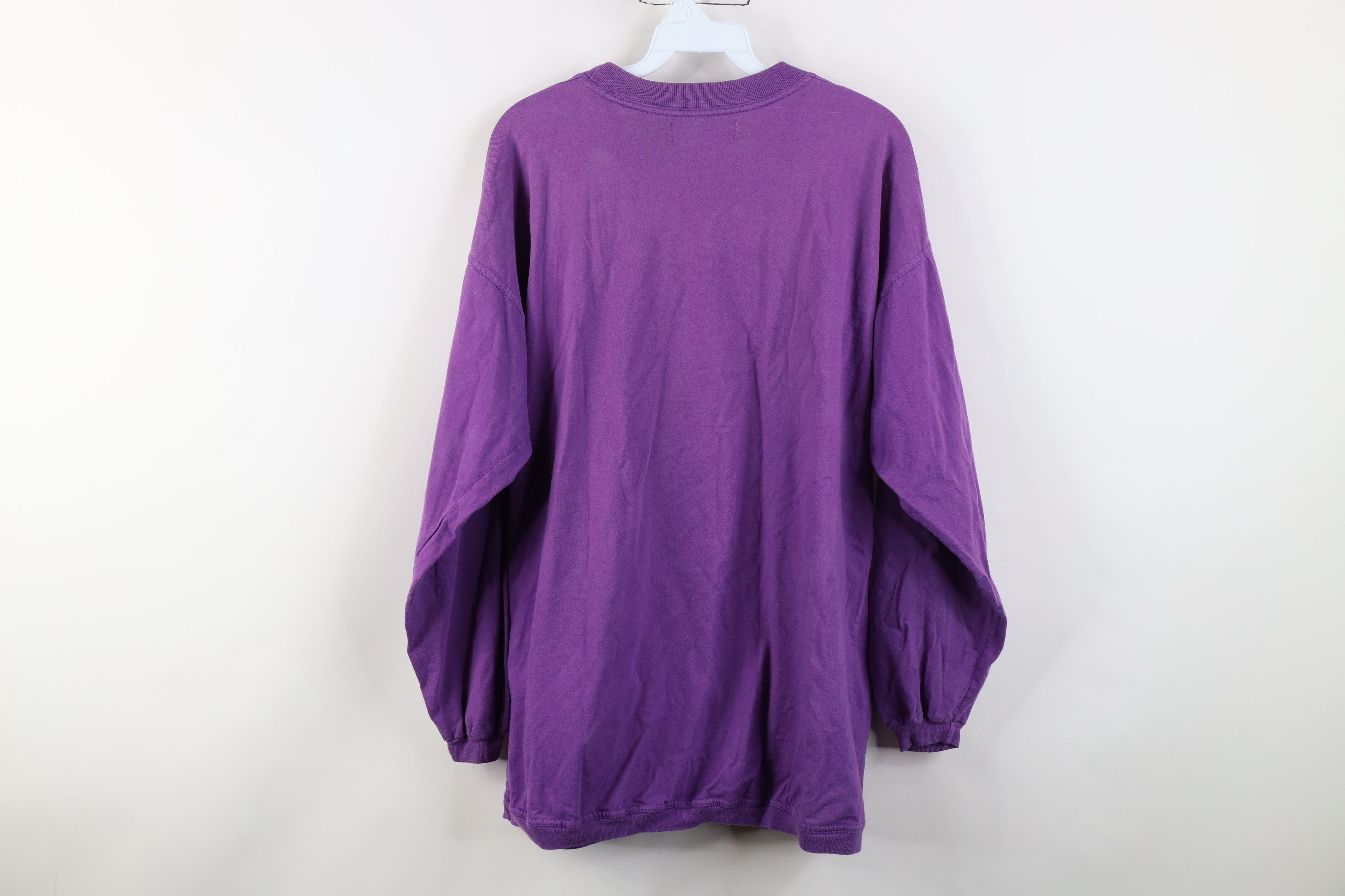 Russell Athletic Vintage 90s Russell Athletic Pullover Long Sleeve T-Shirt Size US L / EU 52-54 / 3 - 11 Thumbnail