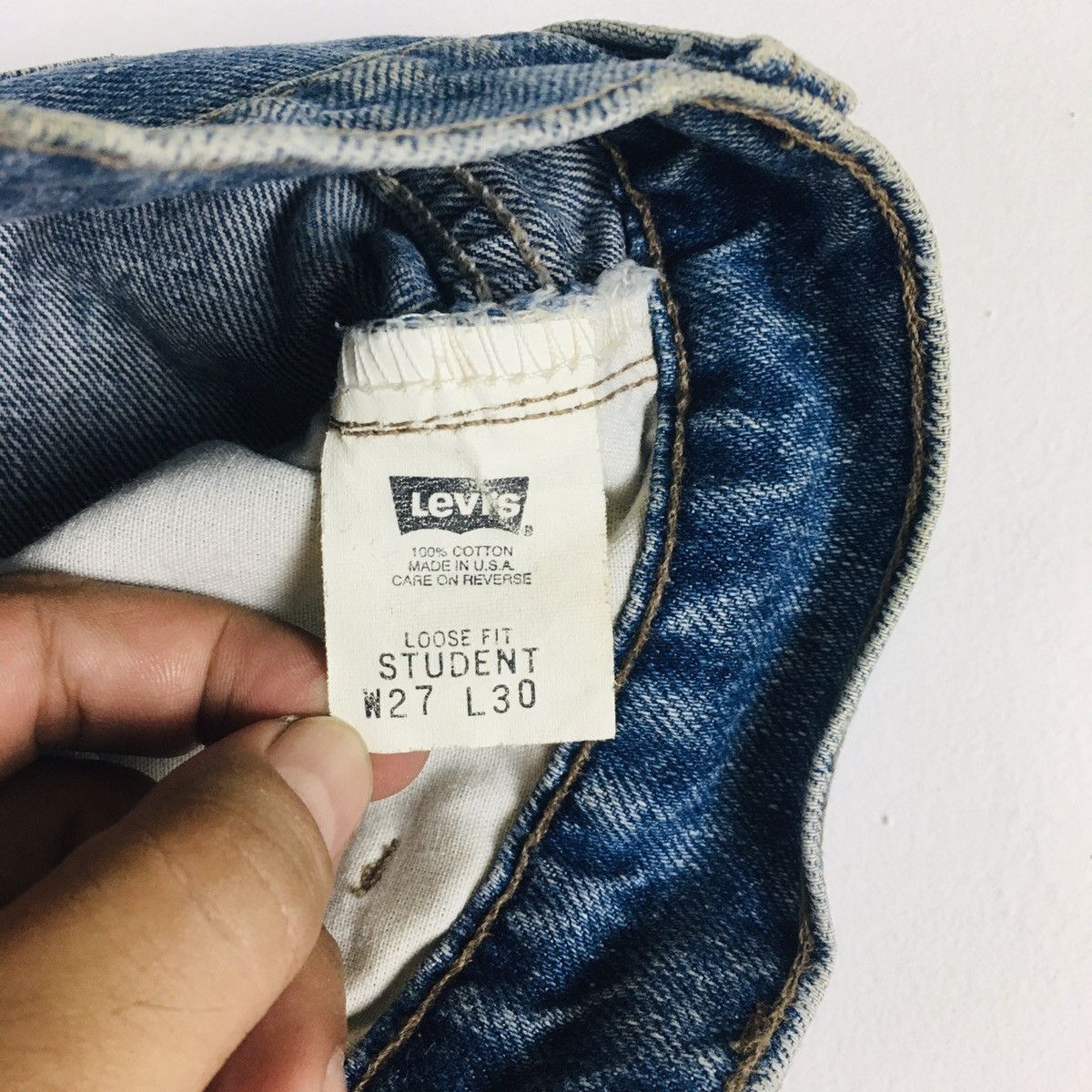Levi's Vintage Clothing Vintage Levi’s Silver Tab Student Loose Fit Size US 27 - 9 Thumbnail