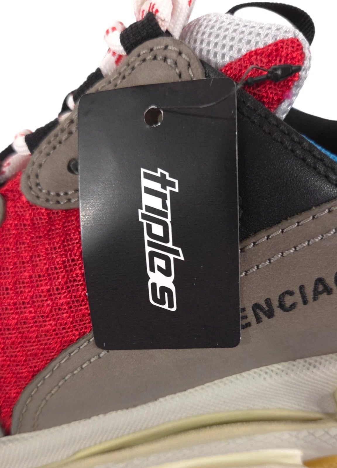 Balenciaga Balenciaga Triple S Sneakers US 8 EU 41 Mens Blue Red Gray Size US 8 / EU 41 - 9 Thumbnail