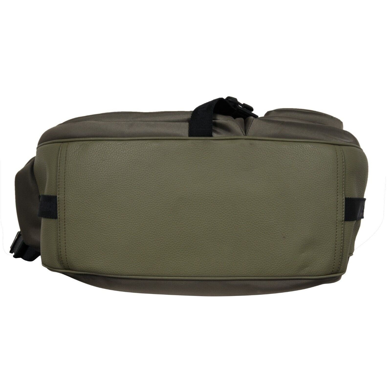 Dior × Sacai Saddle Messenger Bag Olive Green Navy Blue Leather Size ONE SIZE - 14 Thumbnail