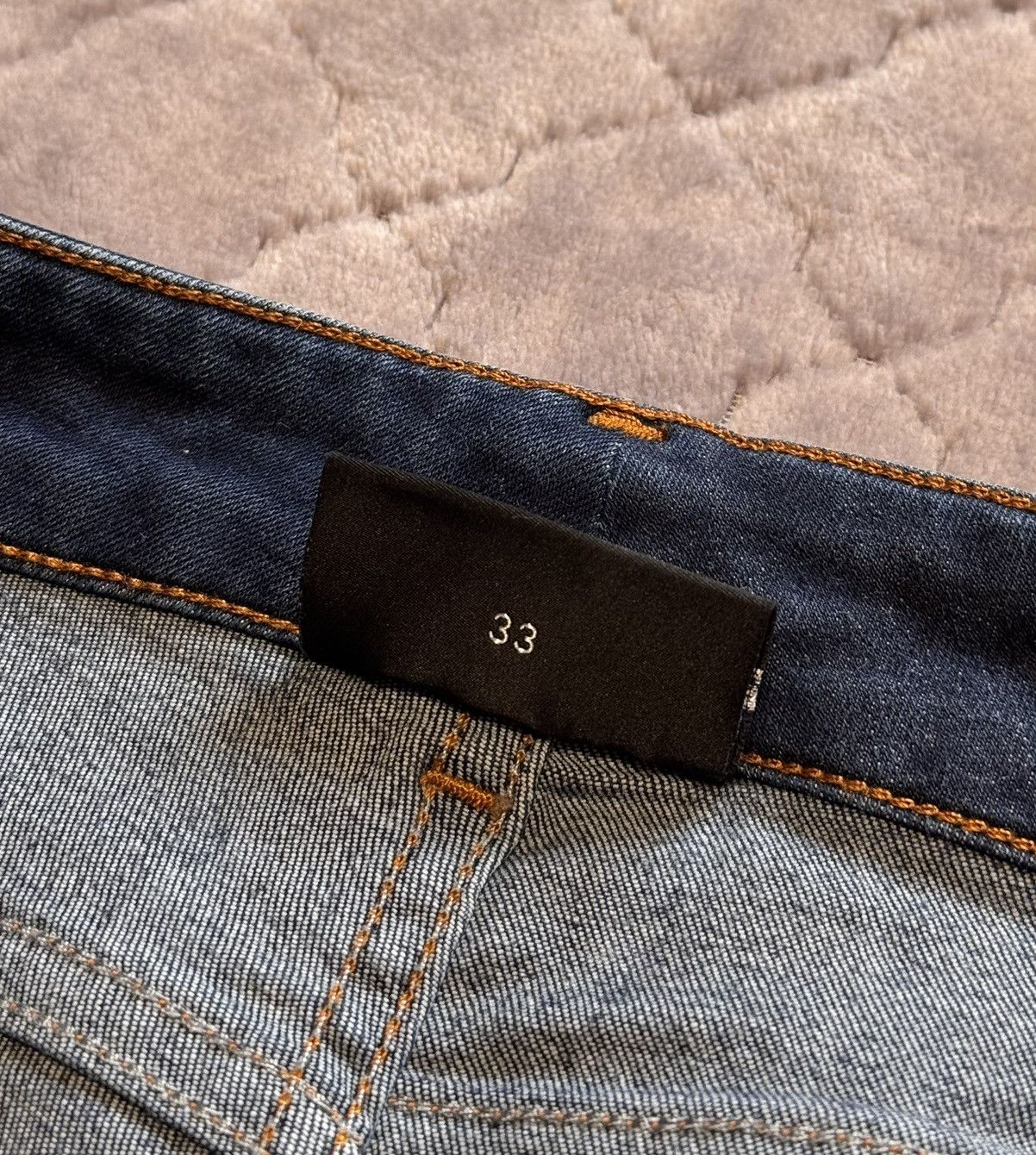 Armani × Emporio Armani Vintage Emperio Armani Big Logo Denim Jeans Pants Size US 33 - 8 Thumbnail