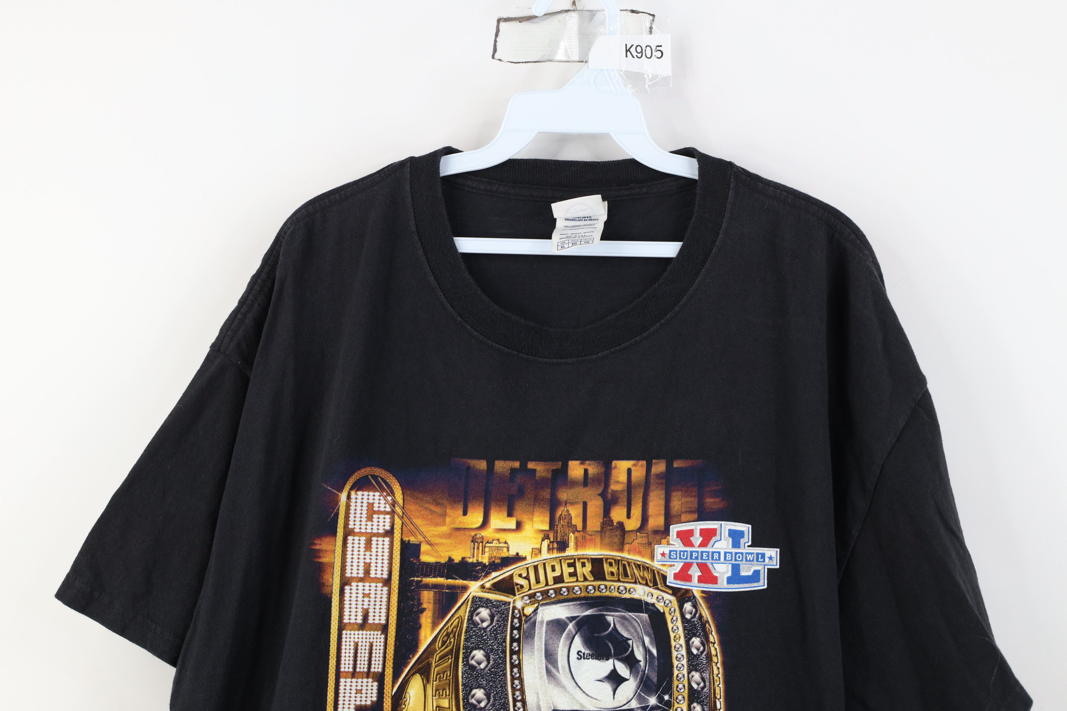 Vintage Vintage Y2K Super Champs Ring Pittsburgh Steelers T-Shirt Size US XL / EU 56 / 4 - 2 Thumbnail
