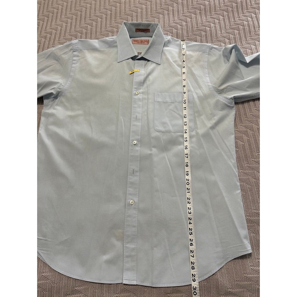 Henry Grethel Henry Grethel light blue regular fit button down size 16.5 Size US L / EU 52-54 / 3 - 6 Thumbnail