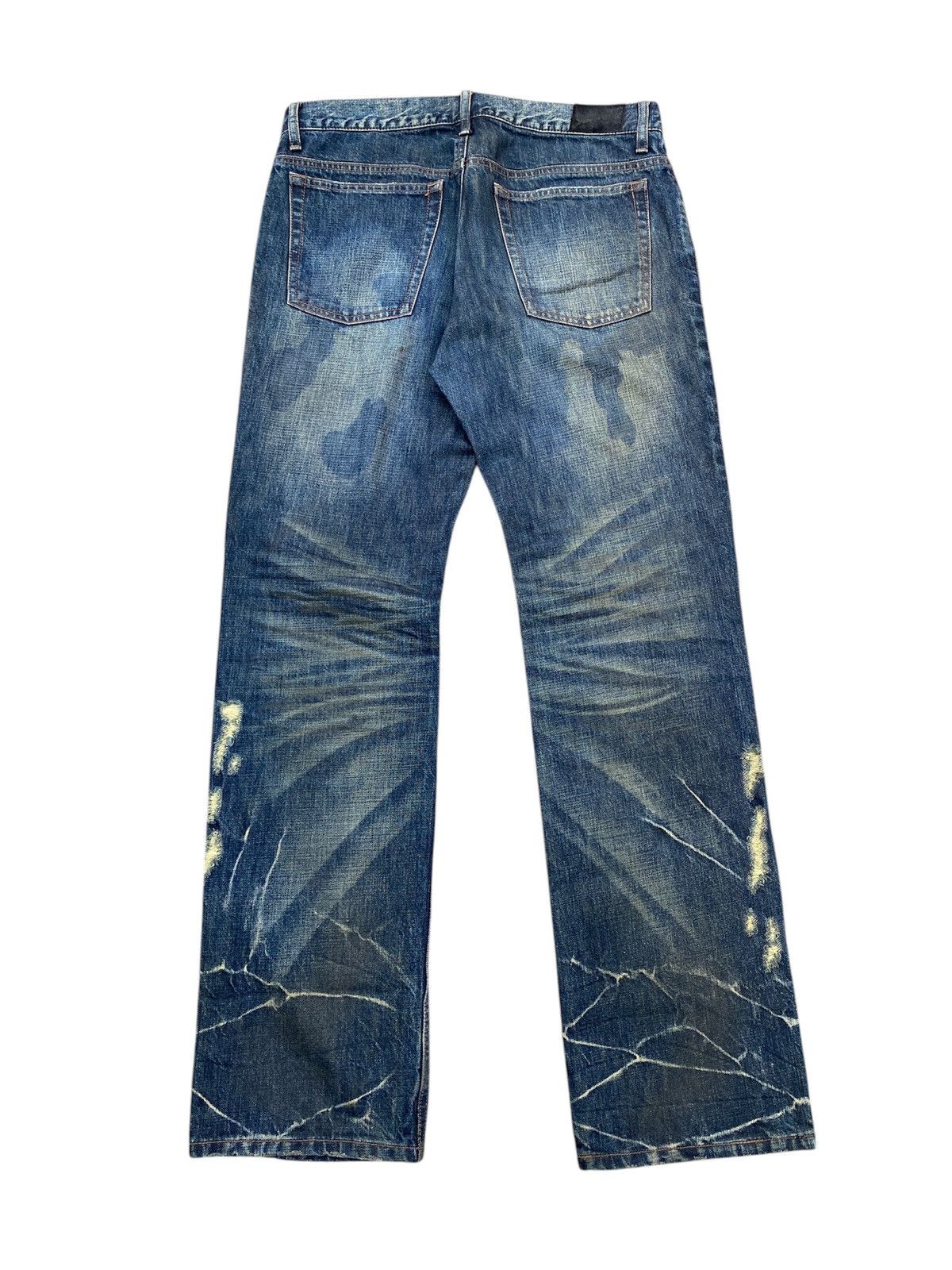 JACKROSE Japanese Brand Jack Rose Distressed Denim Size US 32 / EU 48 - 2 Thumbnail