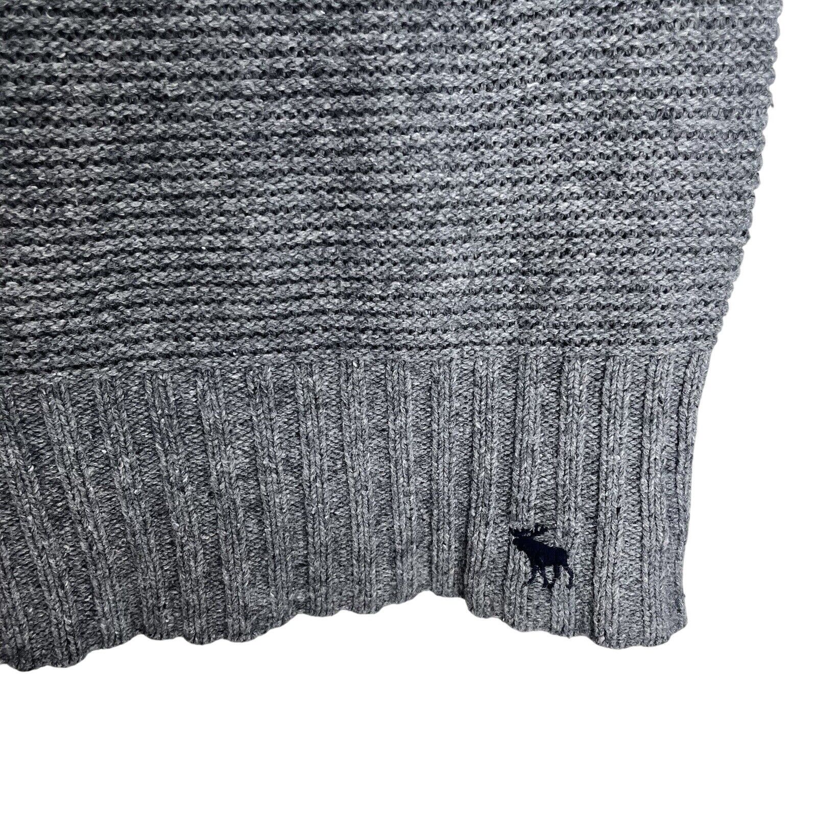 Abercrombie & Fitch Abercrombie | Gray Angora Blend Short Sleeve Knit Sweater Size M / US 6-8 / IT 42-44 - 3 Thumbnail