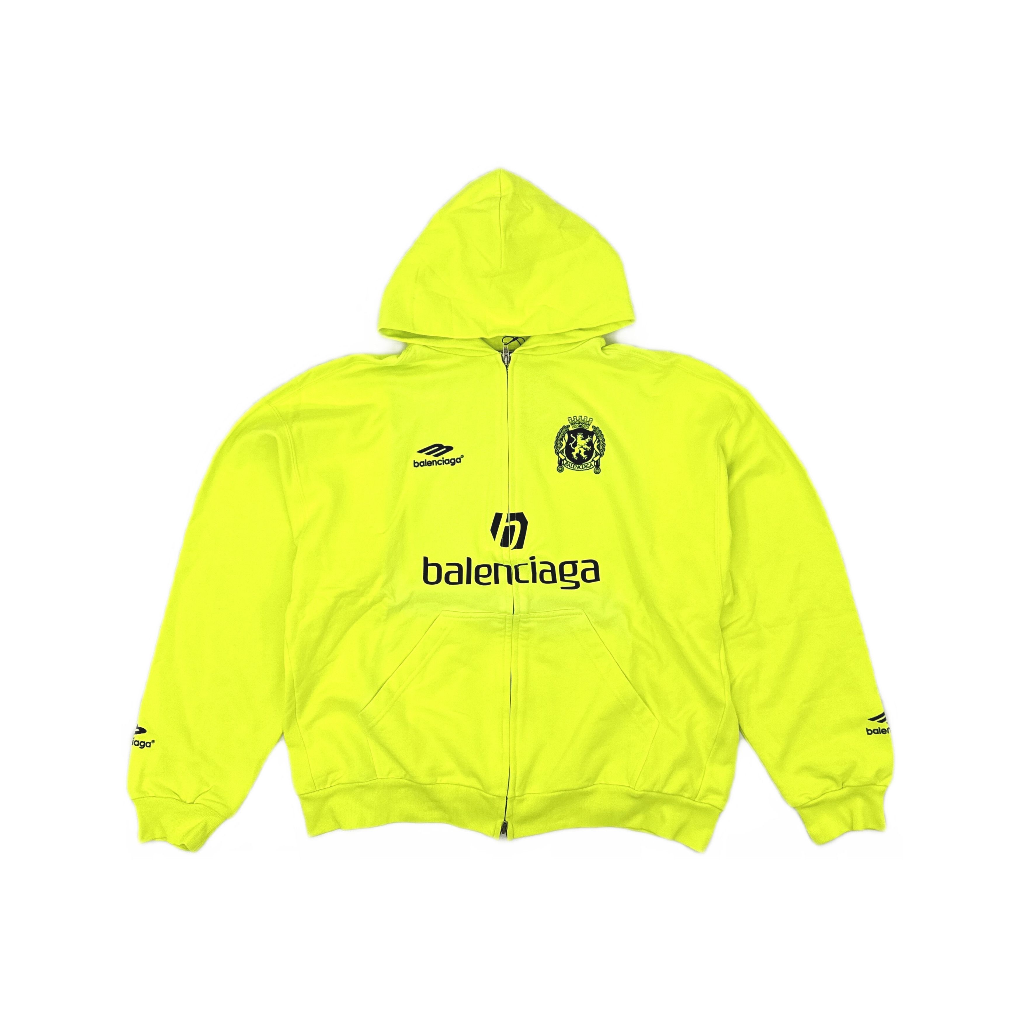Balenciaga Balenciaga Soccer Zip Up Hoodie | Grailed