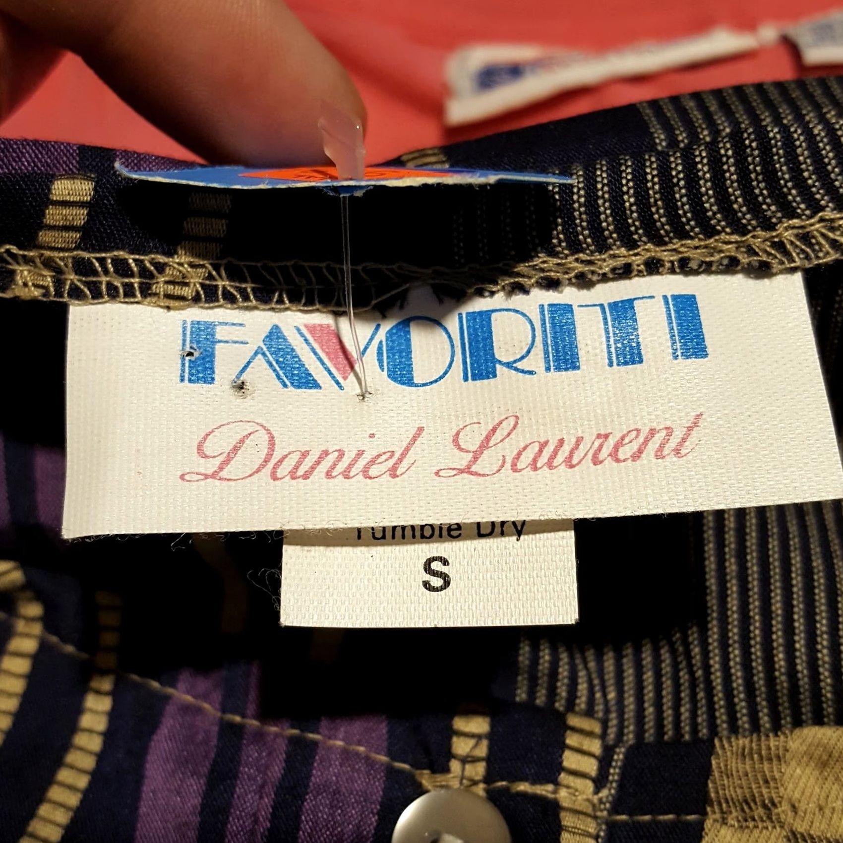 Vintage VINTAGE Daniel Laurent Purple Striped Polo Shirt Women Size S Casual 80s Preppy Golf Size S / US 4 / IT 40 - 5 Thumbnail